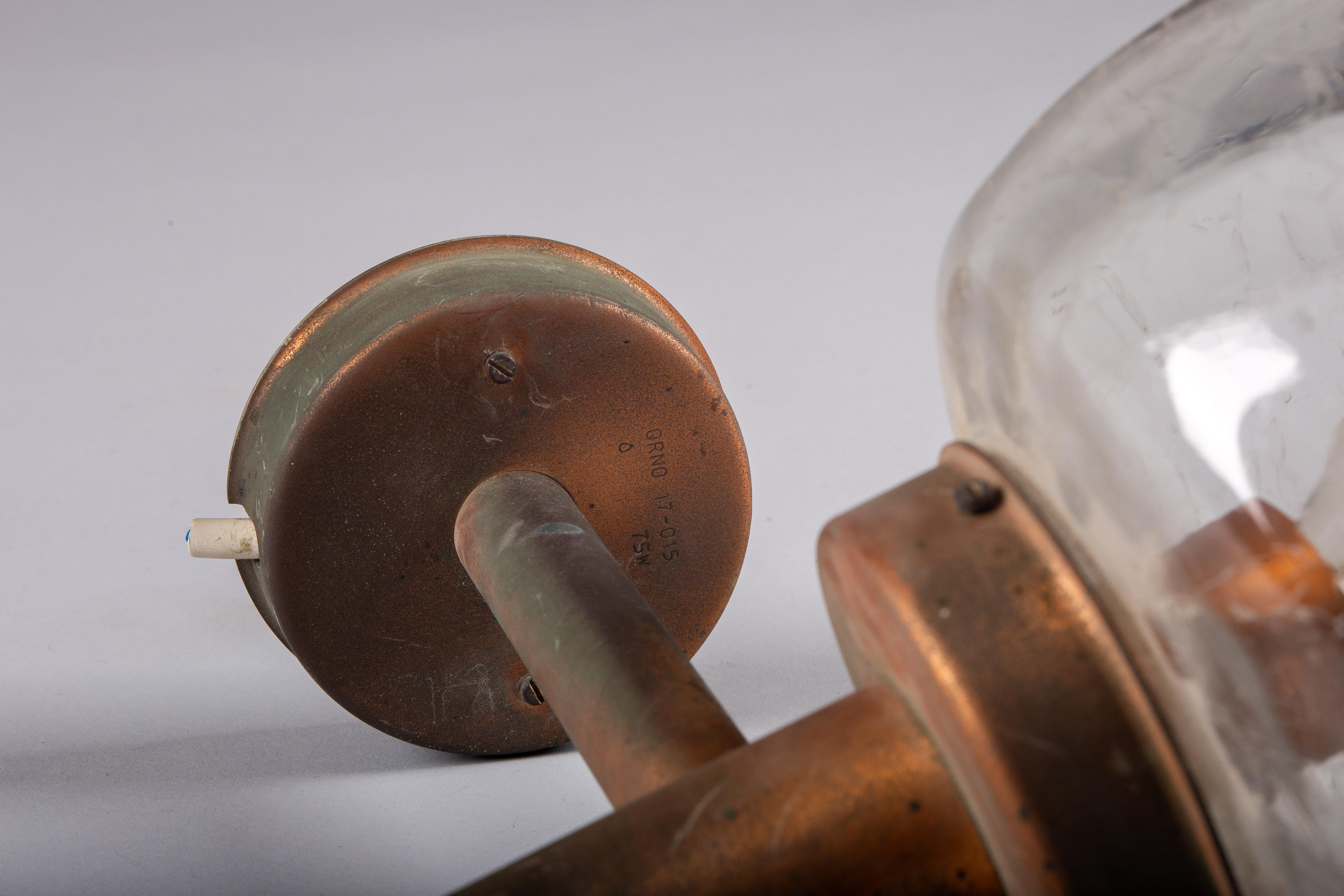 Lisa Johansson-Pape, 1950's copper outdoor lamp for ORNO For Sale 2