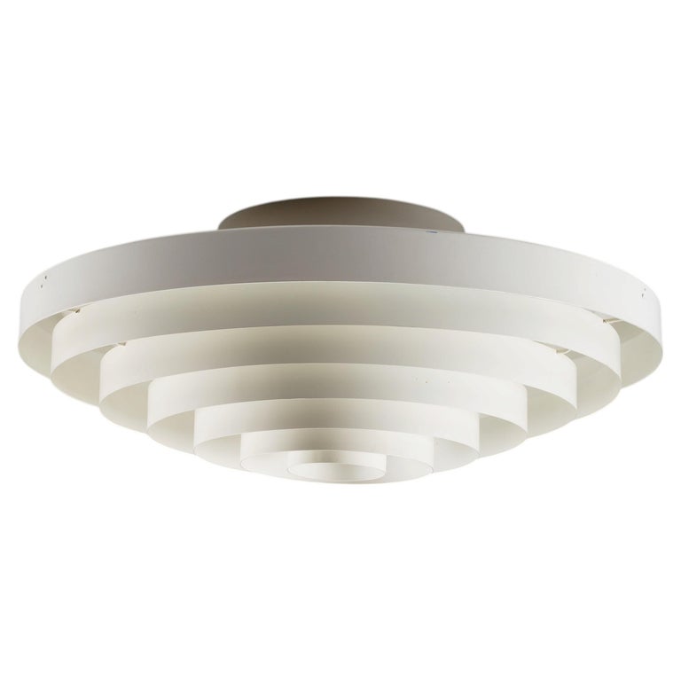 Lisa Johansson-Pape, 1950s Large Flush Mount, ORNO, Finland