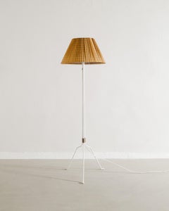 Lisa Johansson Papé "30-058" Stehlampe aus der Mitte des Jahrhunderts, hergestellt von Orno Oy, 1940er Jahre