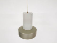 Lisa Johansson-Pape 61-013 Glass and Metal Pendant Light for Orno, Finland, 1961
