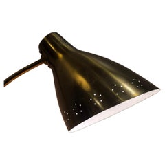 Lisa Johansson-Pape Lampada da parete regolabile in ottone 50-055, Orno 1950.