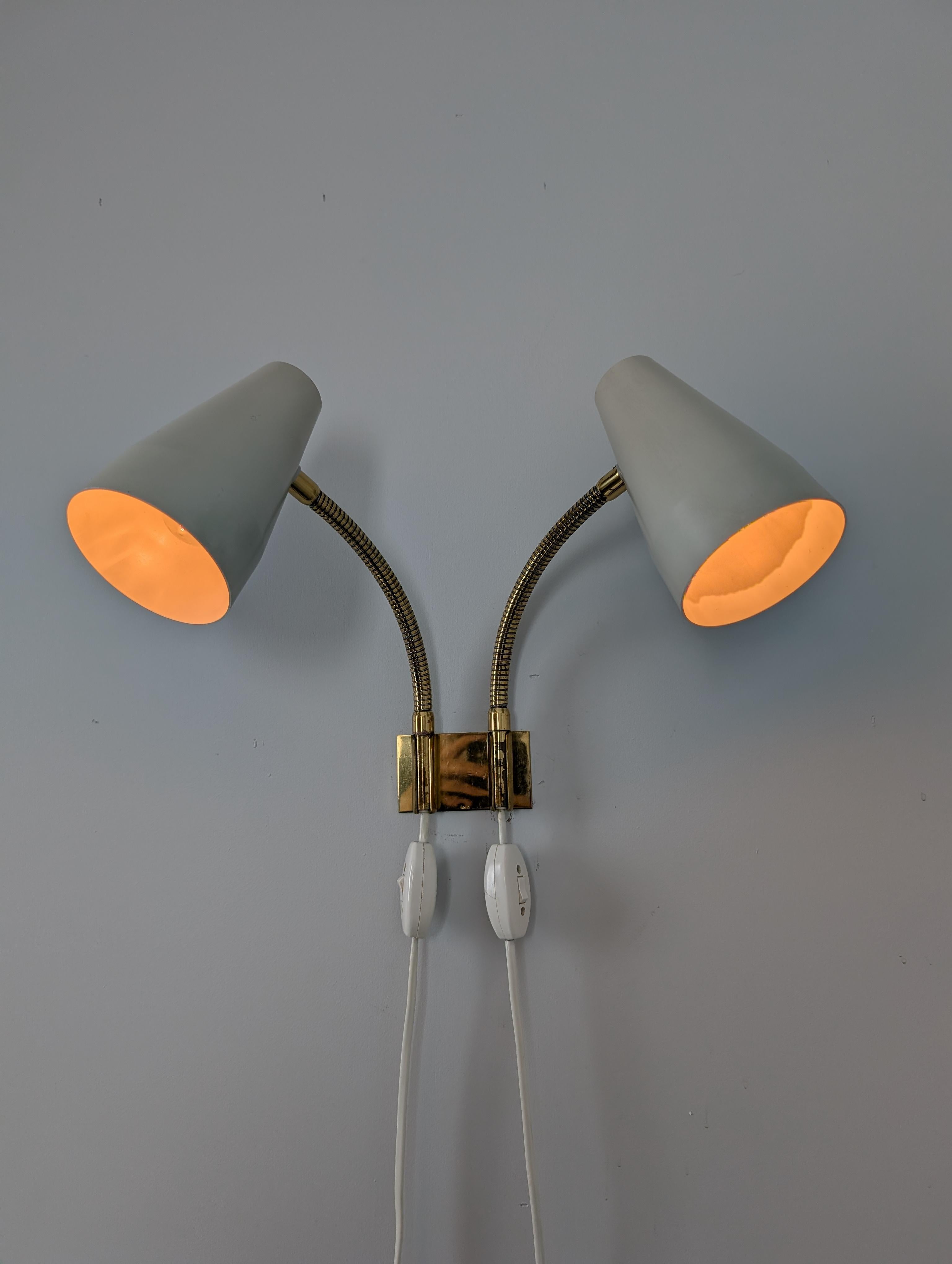 Lisa Johansson-Papé Aplique Ajustable 50-056-2, Orno Años 60 en venta 8