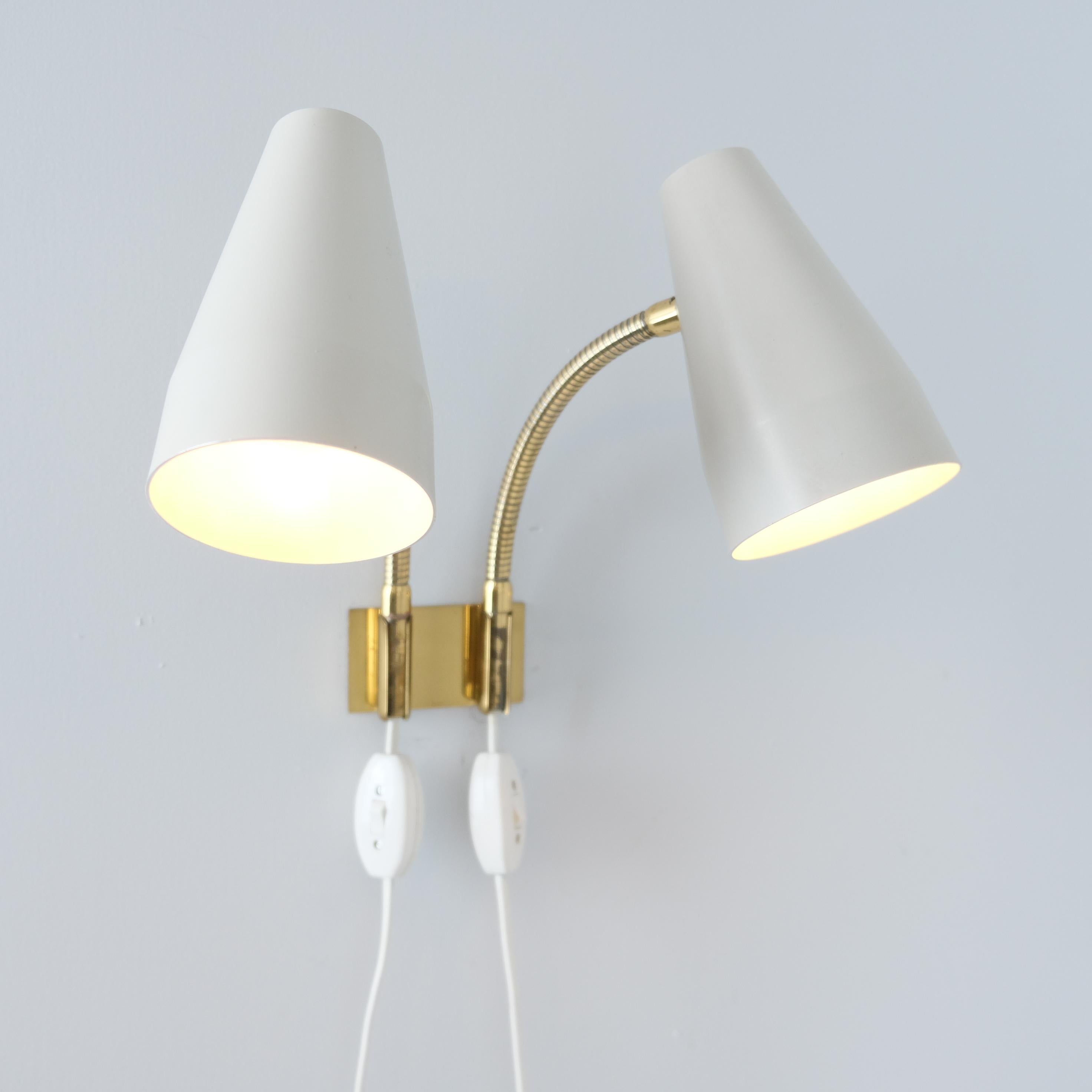 Lisa Johansson-Papé Aplique Ajustable 50-056-2, Orno Años 60 Moderno de mediados de siglo en venta