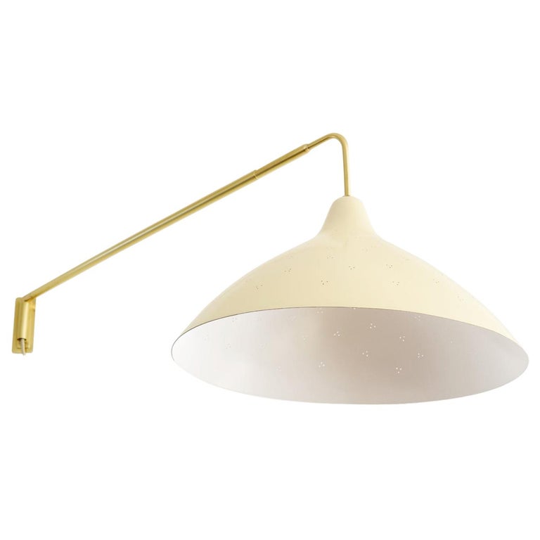 Lisa Johansson-Pape Adjustable Wall Mount Swing Arm Lamp Orno Finland ...