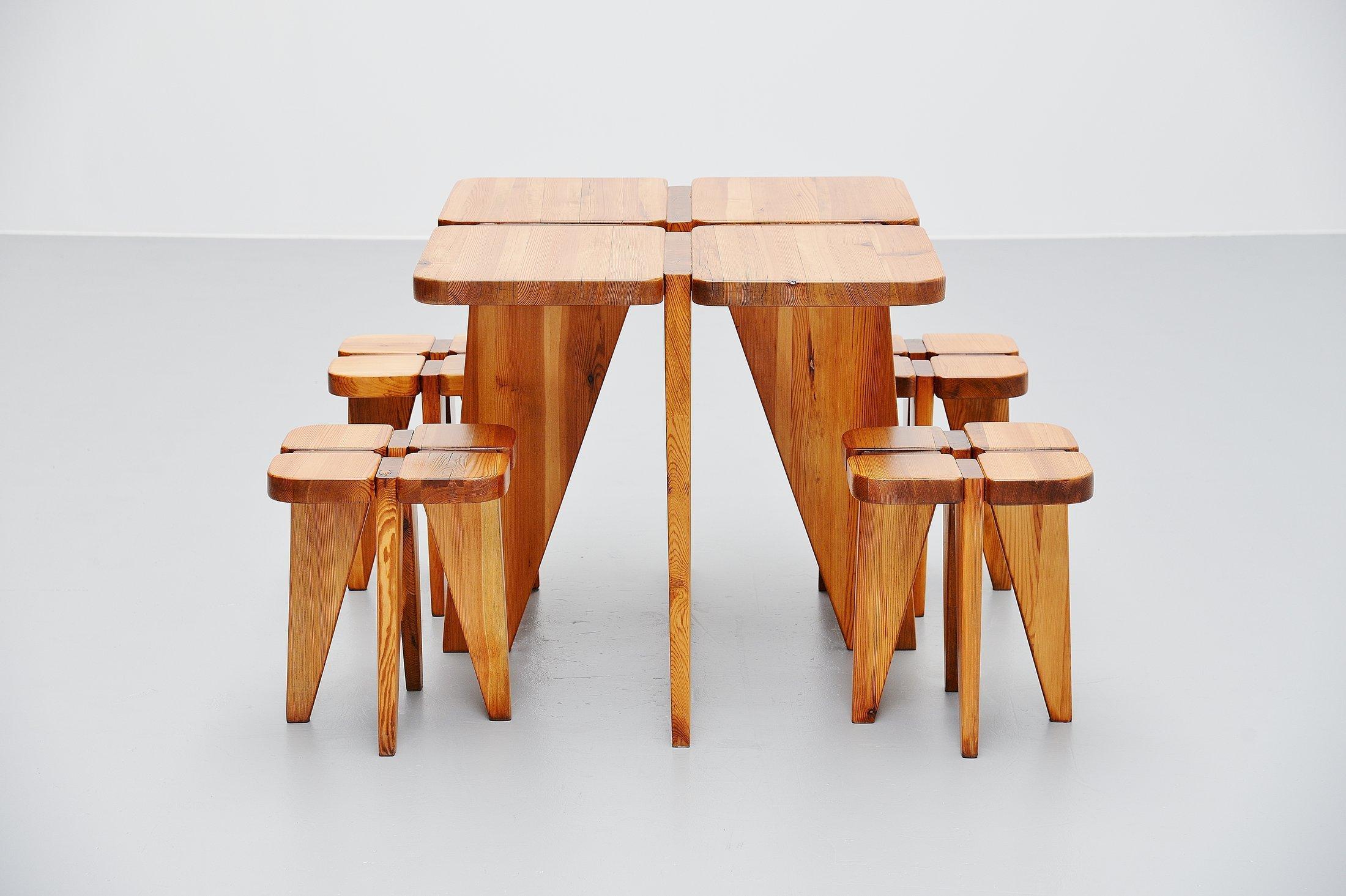 Scandinavian Modern Lisa Johansson Pape Apila Breakfast Table, Finland, 1960