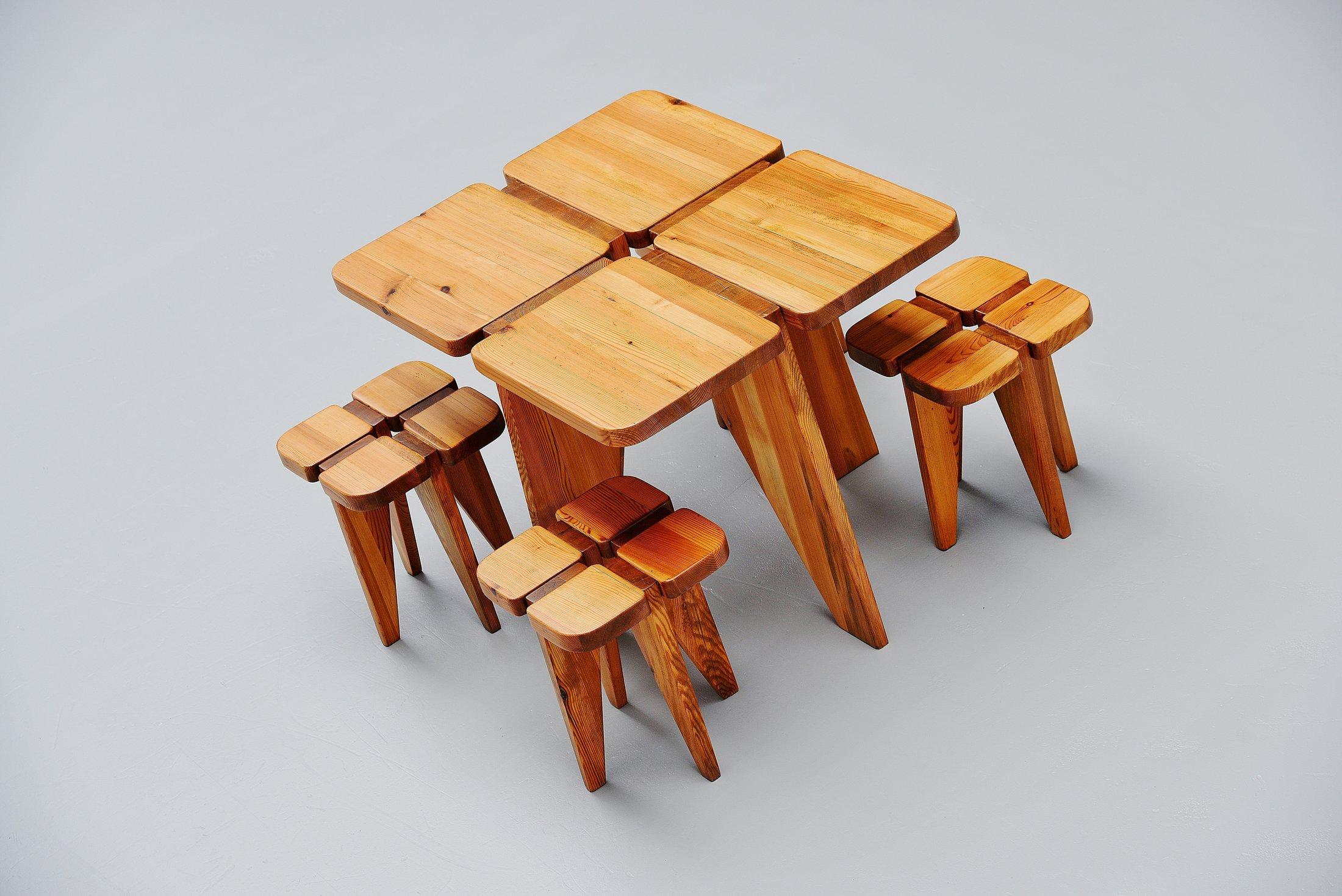 Finnish Lisa Johansson Pape Apila Breakfast Table, Finland, 1960