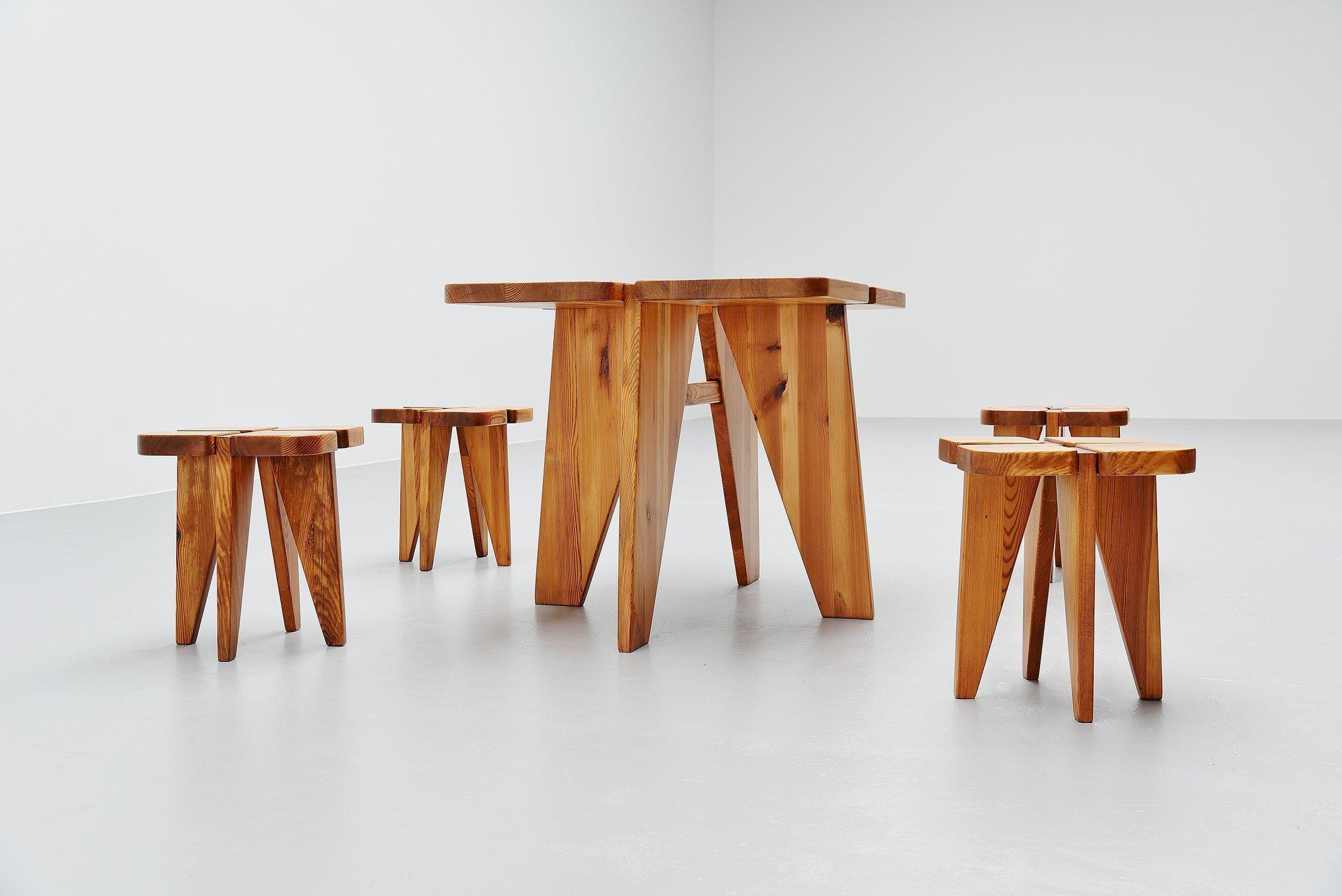 Mid-20th Century Lisa Johansson Pape Apila Breakfast Table, Finland, 1960