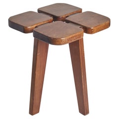 Tabouret « Apila » de Lisa Johansson-Pape, en pin teinté, Oy Stockmann Ab, Suède, 1970