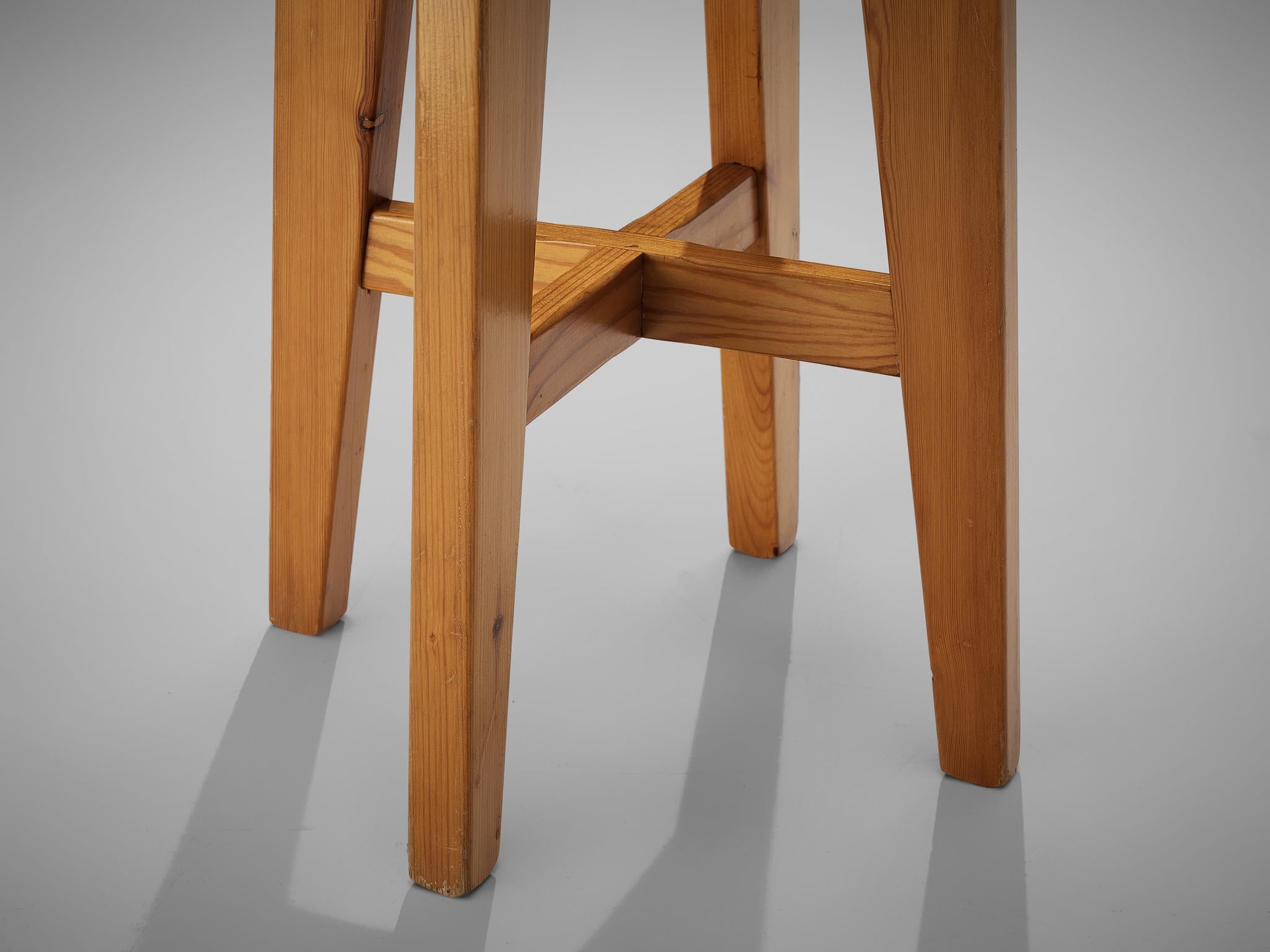 Mid-20th Century Lisa Johansson-Pape Bar Stools in Solid Pine