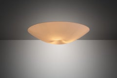 Lisa Johansson-Pape Brass and Acrylic Ceiling Lamp, Finland Mid-20th Century