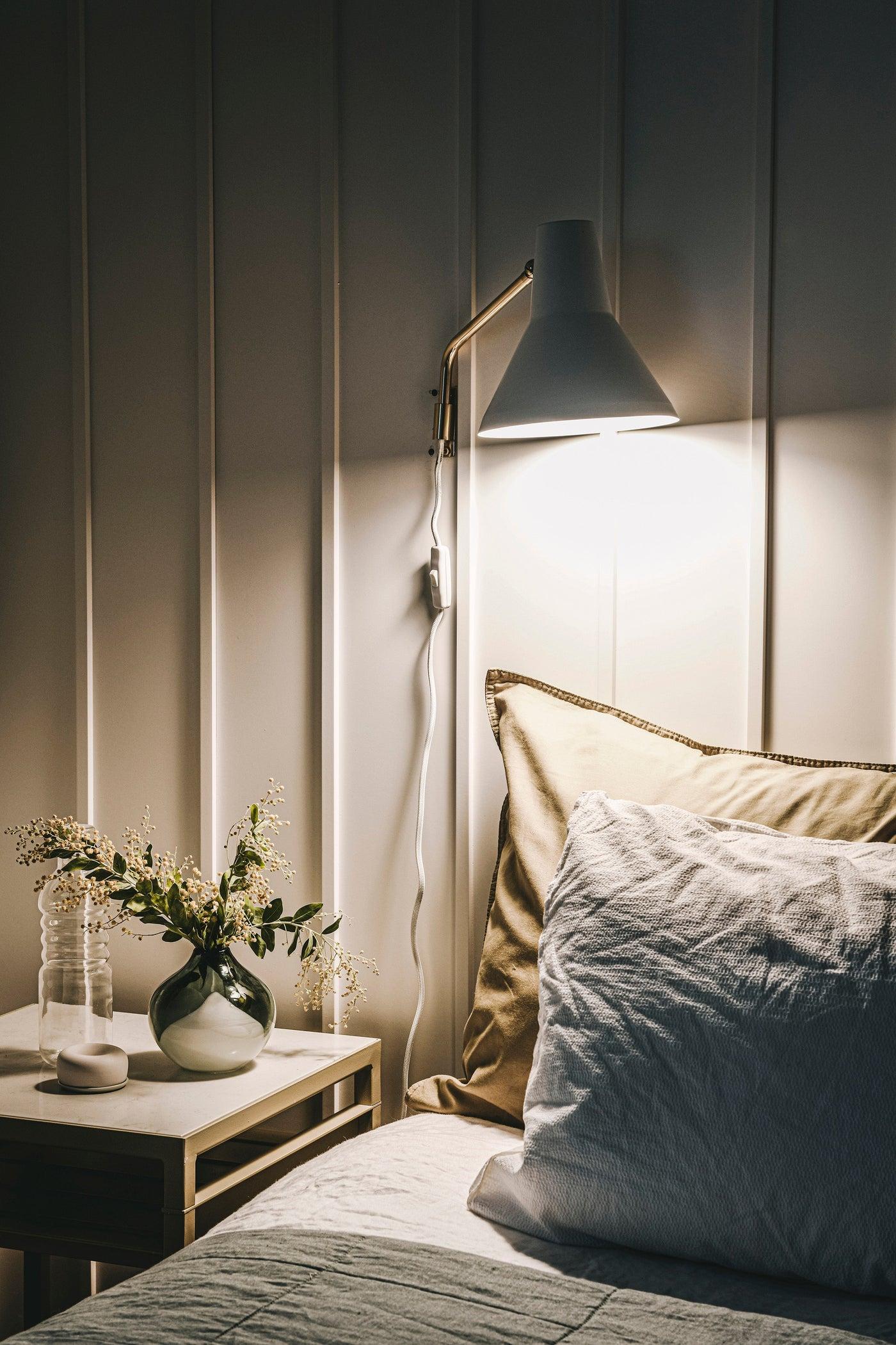 Finnish Lisa Johansson-Pape 'Carin' Wall Lamp in Brass for Innolux