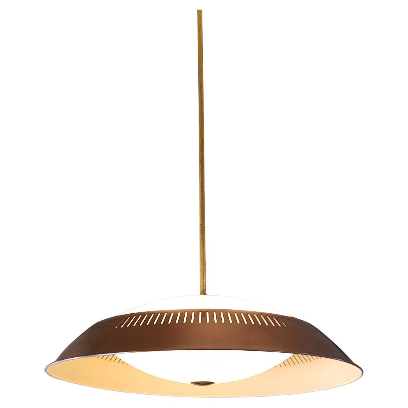 Lisa Johansson-Pape Ceiling Lamp, Model 1102, Procuded by Orno in Finland, 1953 For Sale