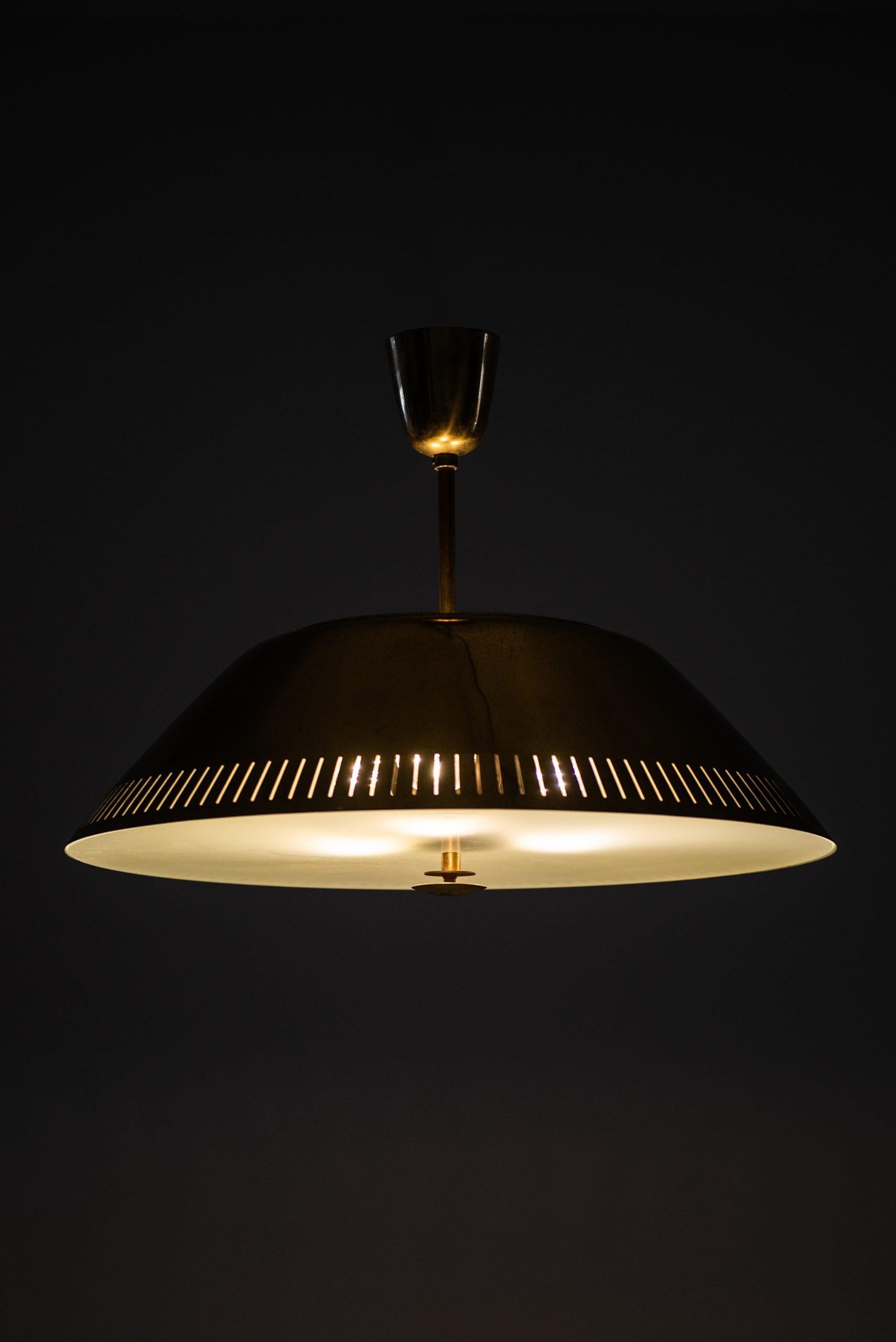 Scandinavian Modern Lisa Johansson-Pape Ceiling Lamp Produced by Orno in Finland