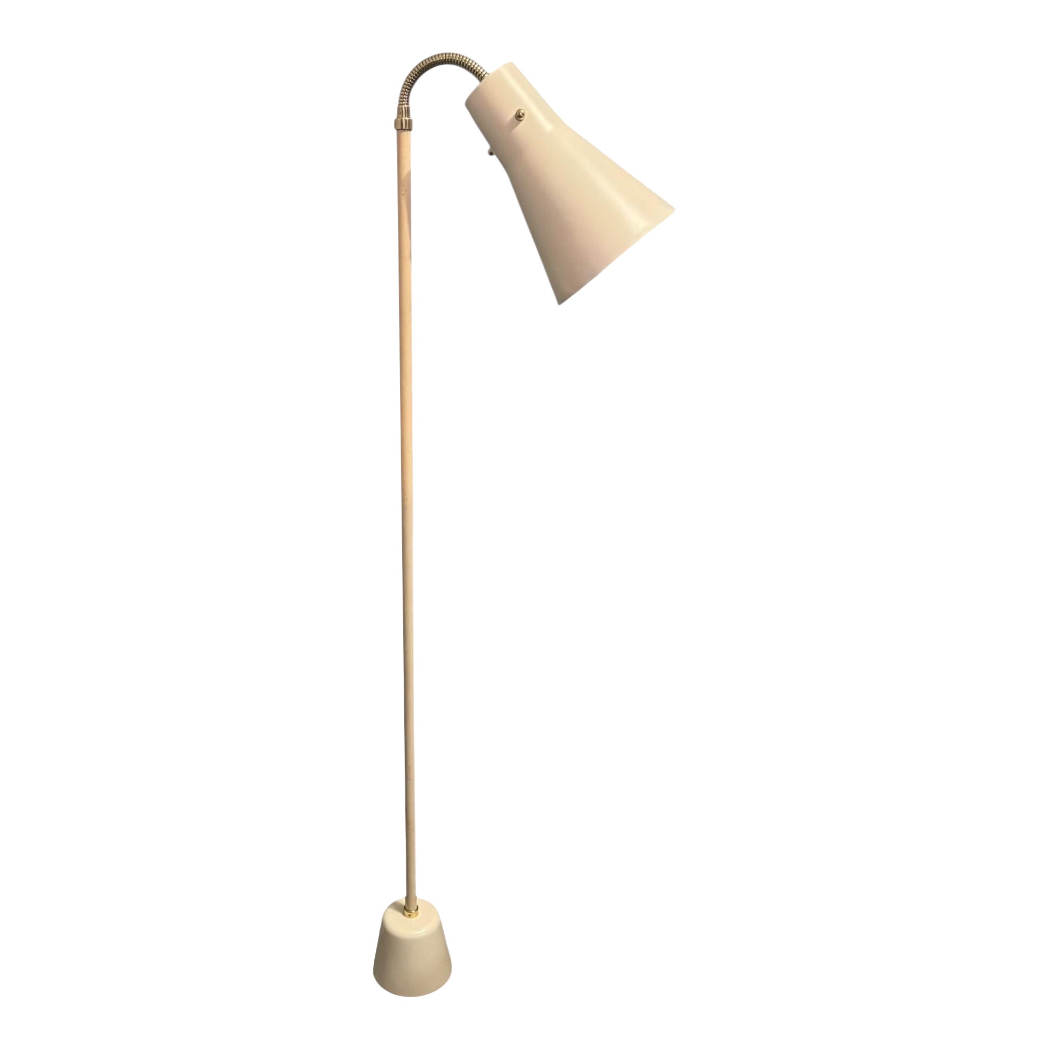 Lisa Johansson-Pape floor lamps manufactured by Orno Finland, 1947