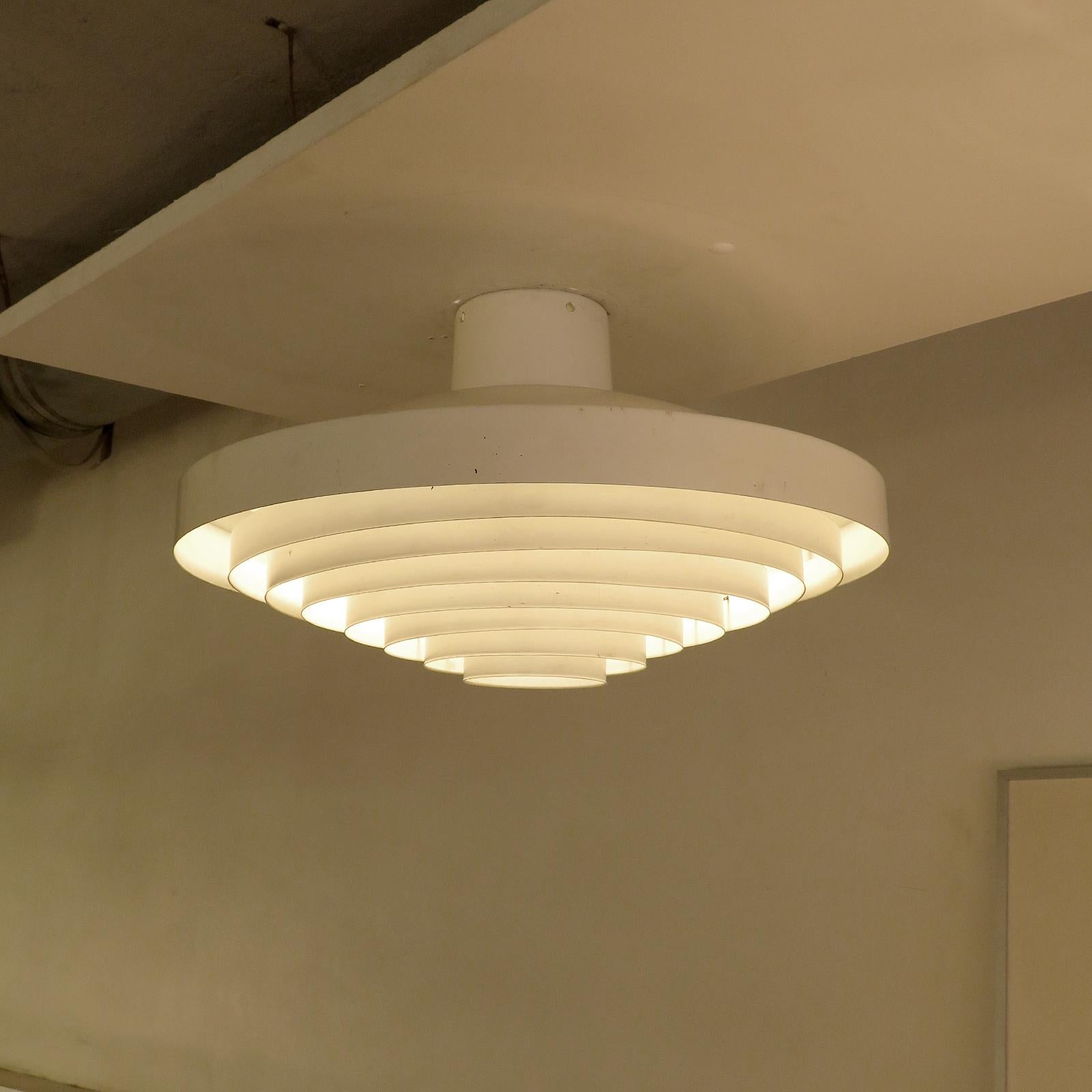 Lisa Johansson-Pape Lights Flushmount, 1960 Bon état - En vente à Los Angeles, CA