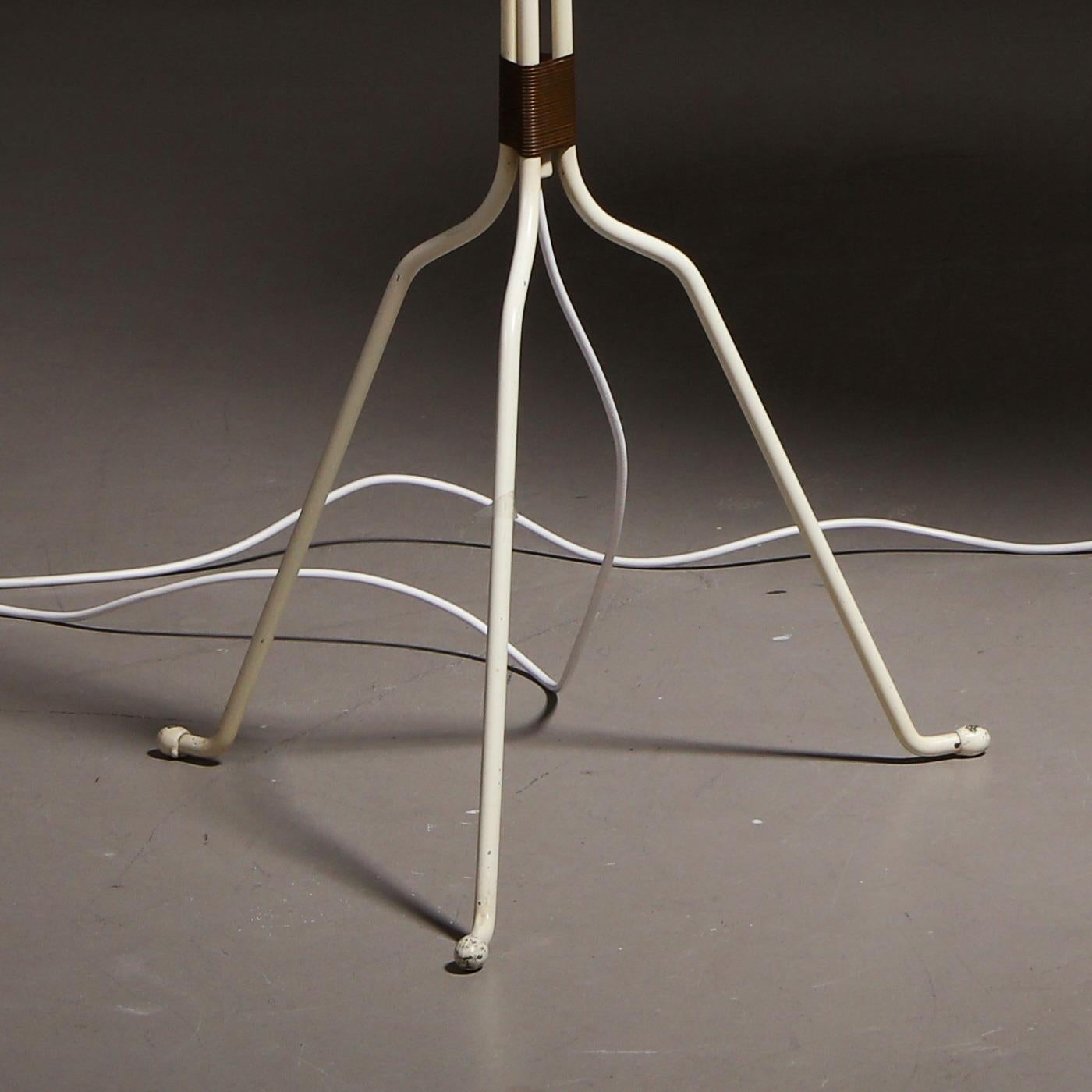 Metal Lisa Johansson-Pape for Orno, Pair of '30-058' Floor Lamps, Finland 1940s For Sale