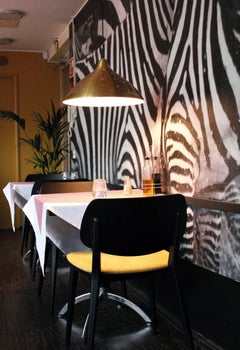 Lisa Johansson-Pape Large Polished Brass Perforated Metal Pendant