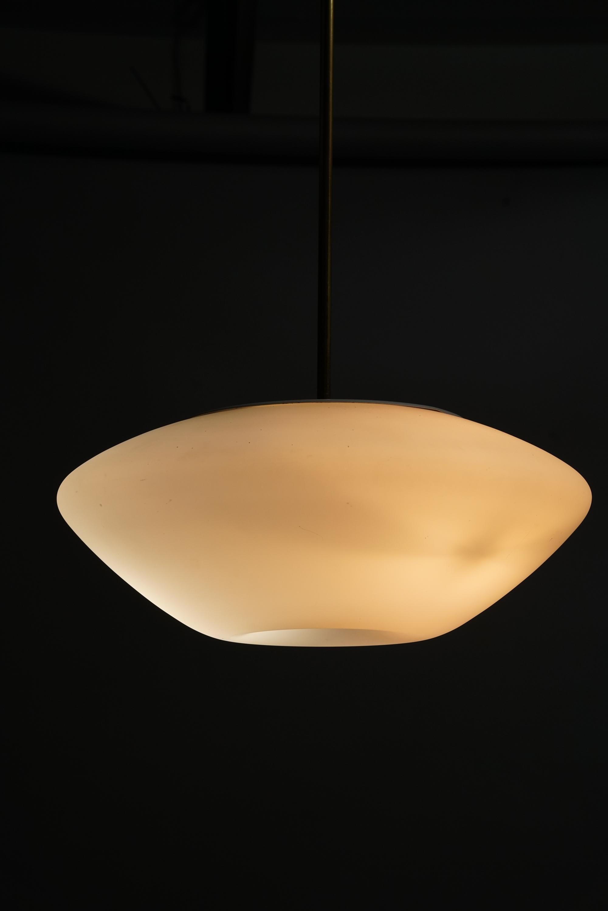 Brass Lisa Johansson-Pape Model 61-339 Pendant for Orno, 1960s