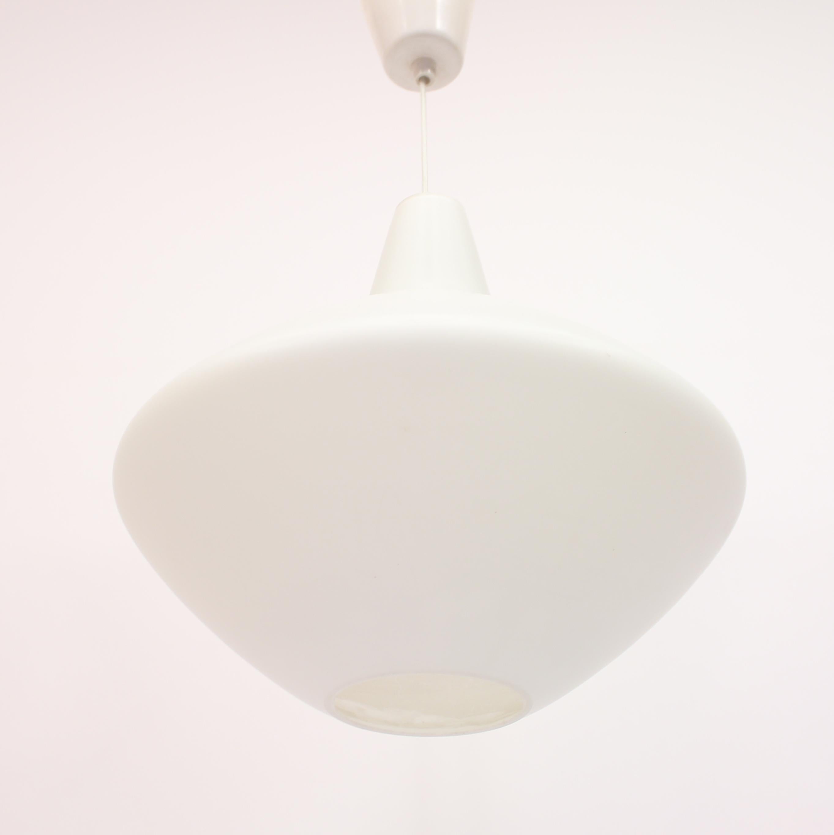 Lisa Johansson-Pape, opalin glass Onion ceiling lamp for ASEA, 1950s 2