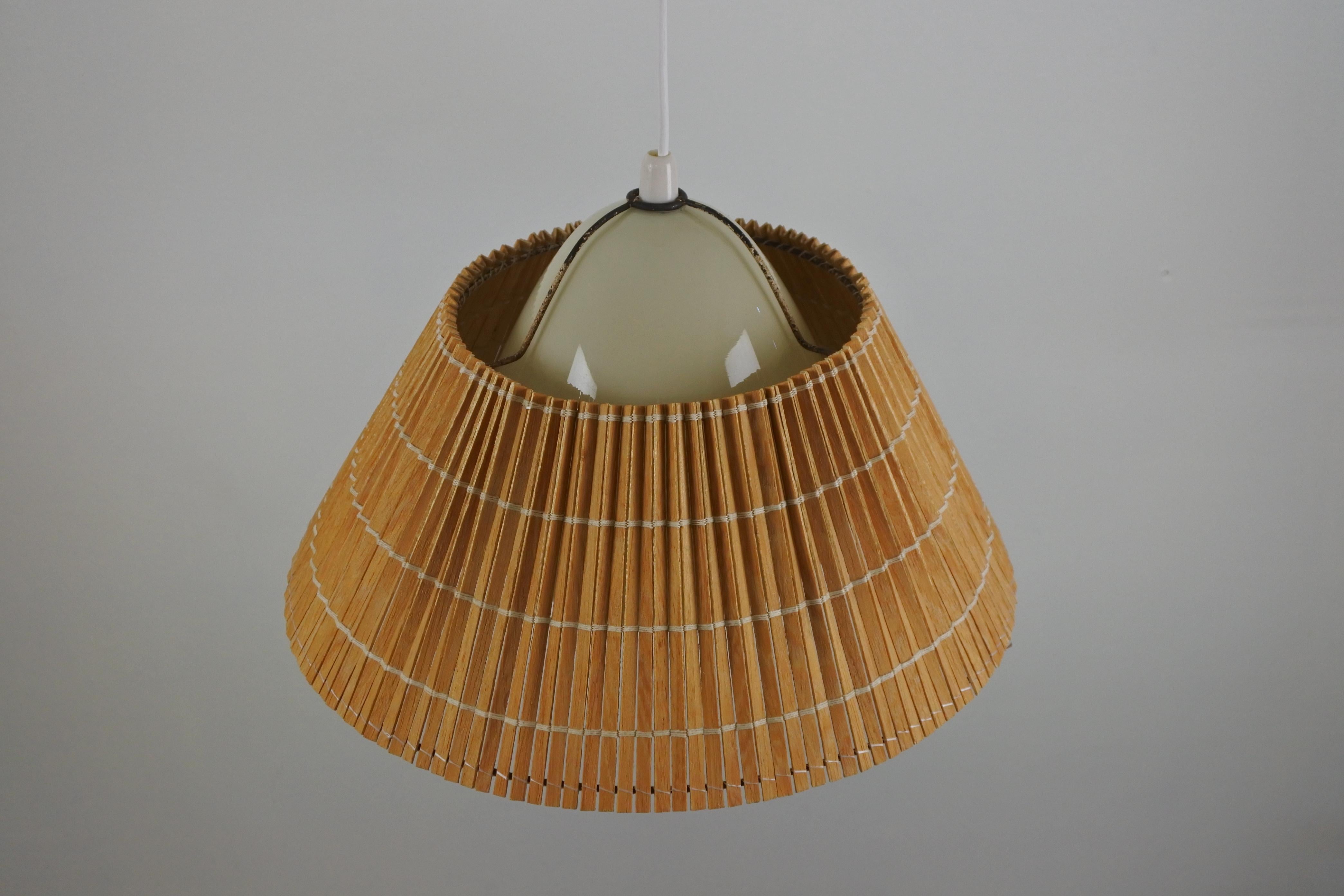 Lisa Johansson Pape & Orno Glass Pendant Light Model 982, Finland 1950s 5