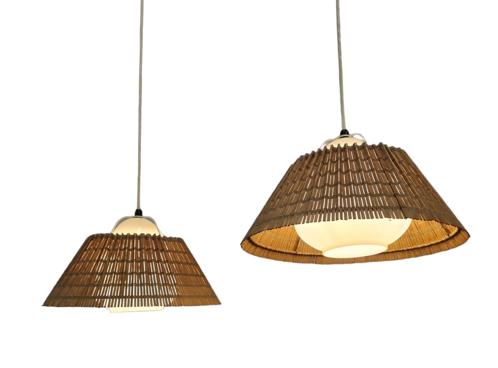 Lisa Johansson Pape, Pair of Ceiling Lamp Model 982, Stockmann For Sale 3