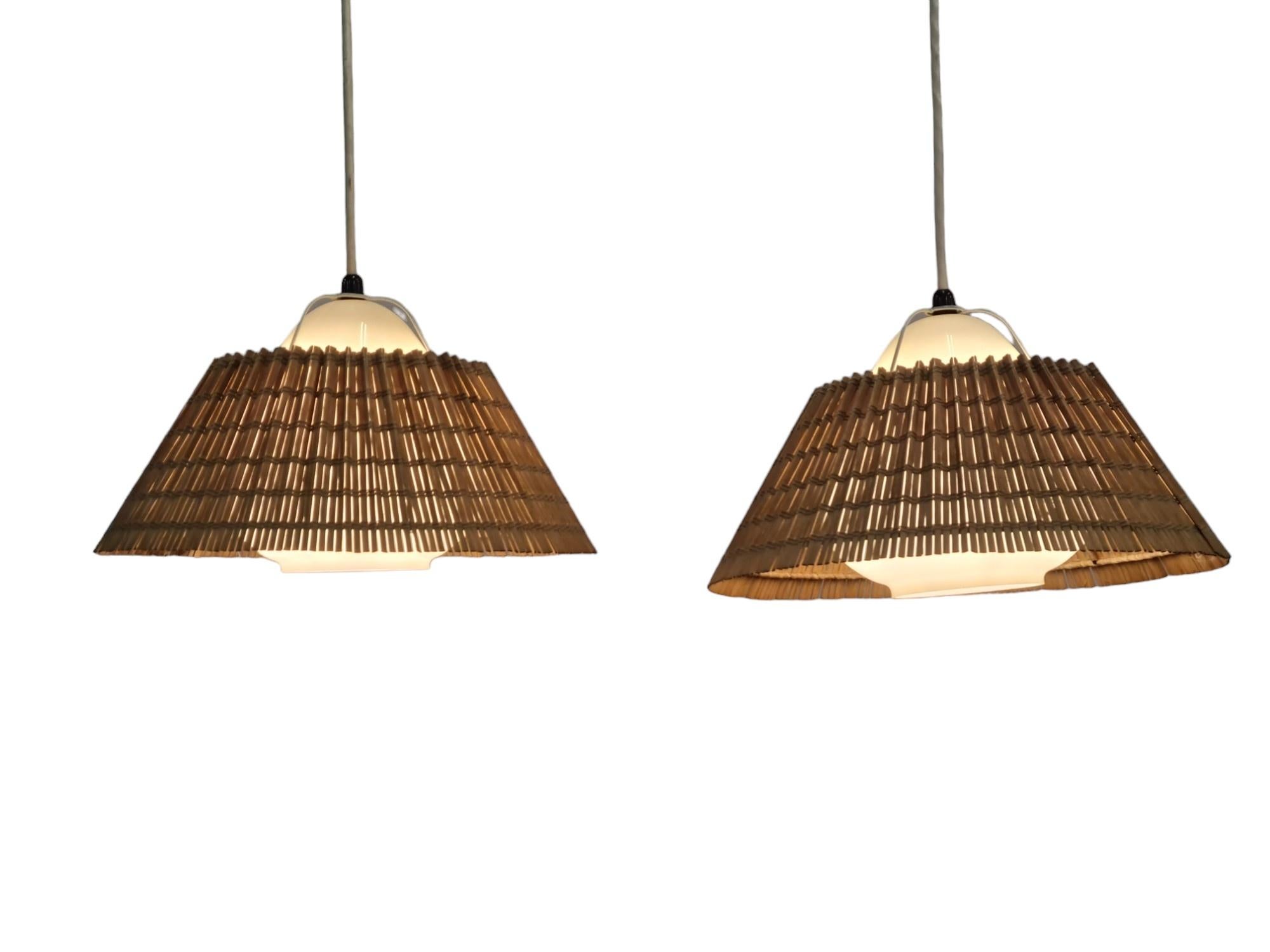 Lisa Johansson Pape, Pair of Ceiling Lamp Model 982, Stockmann For Sale 5