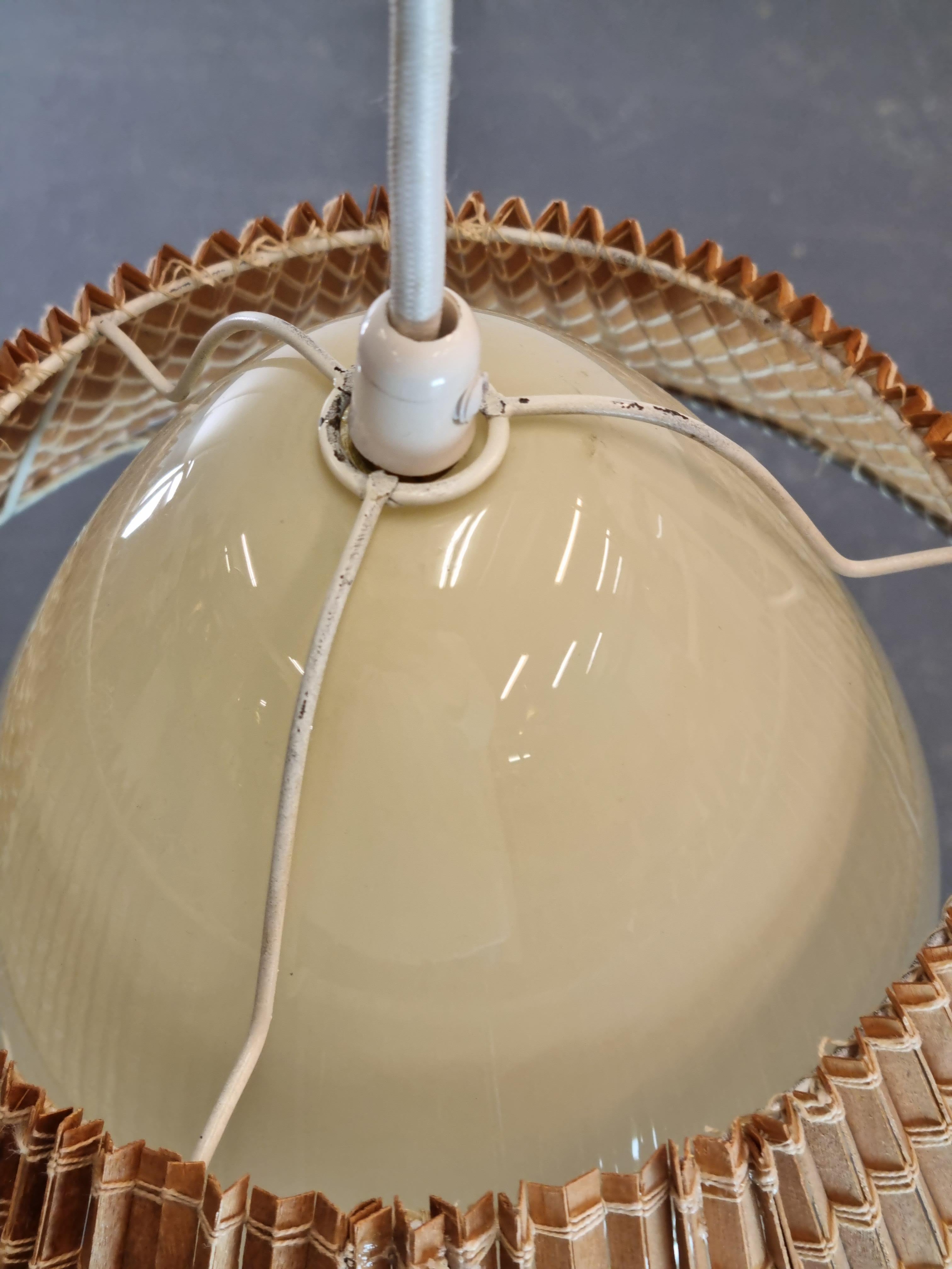 Lisa Johansson Pape, Pair of Ceiling Lamp Model 982, Stockmann In Good Condition In Helsinki, FI