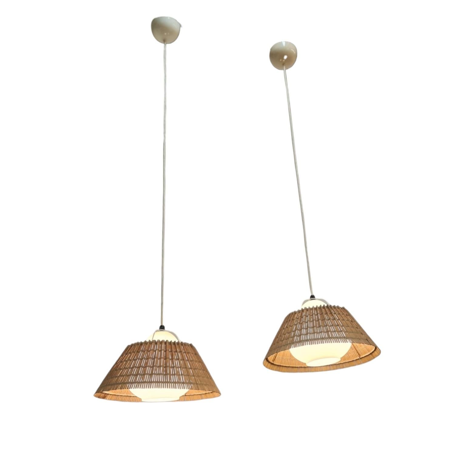 Lisa Johansson Pape, Pair of Ceiling Lamp Model 982, Stockmann For Sale 1