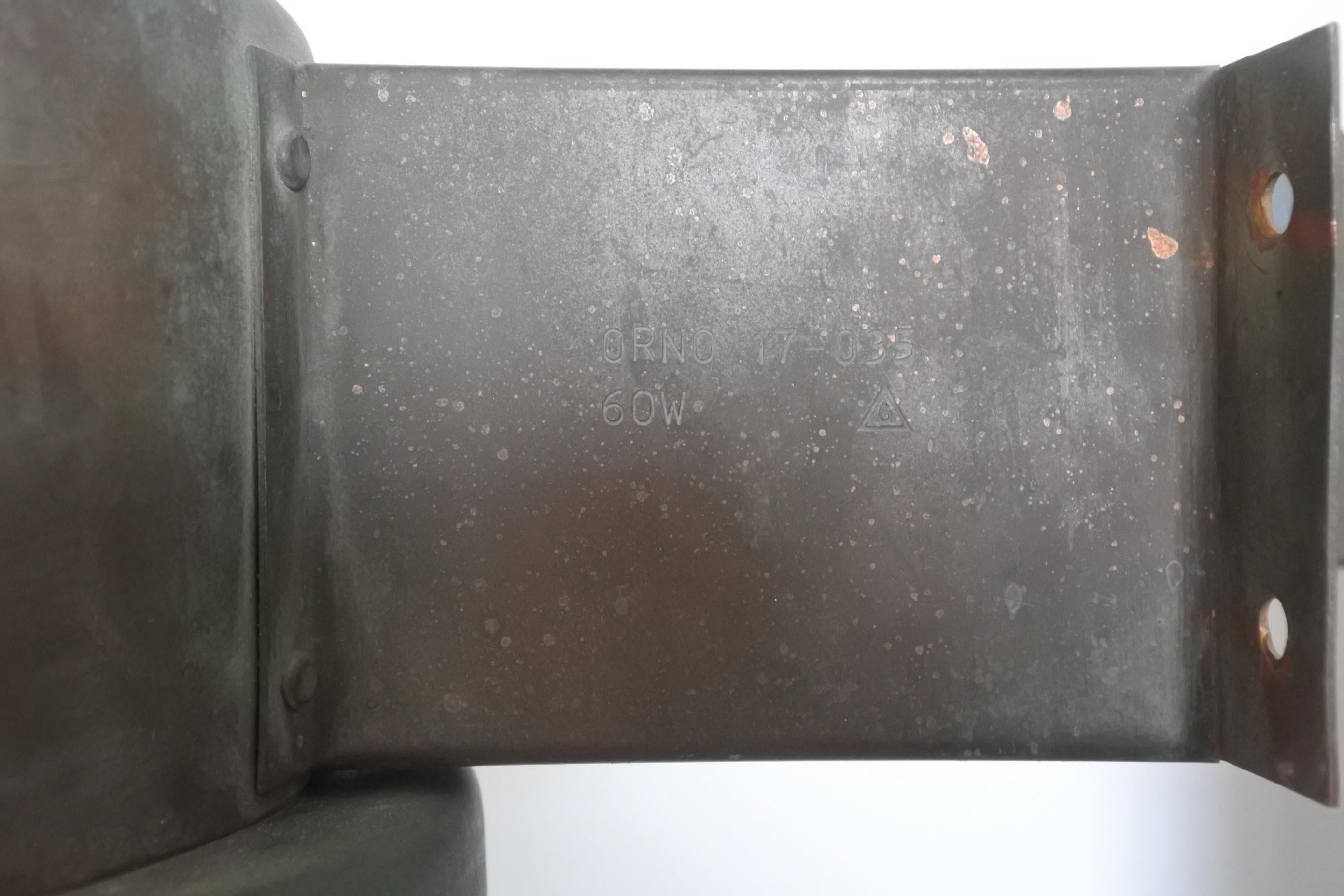 Lisa Johansson Pape Pair of Copper Wall Lamps by Orno, Finland 1960s 1