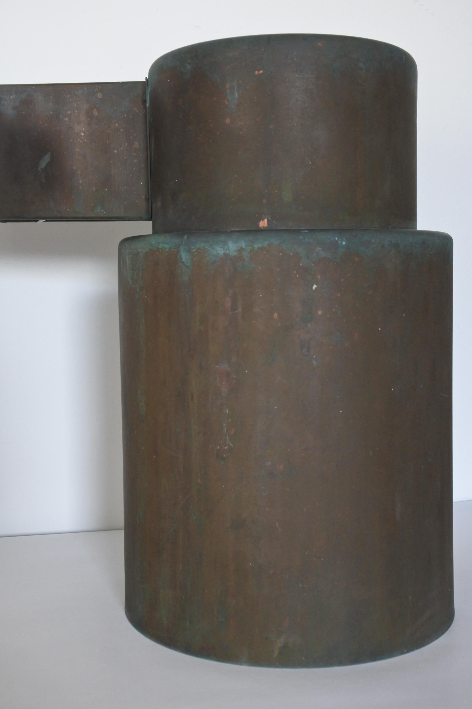 Lisa Johansson Pape Pair of Copper Wall Lamps by Orno, Finland 1960s 2