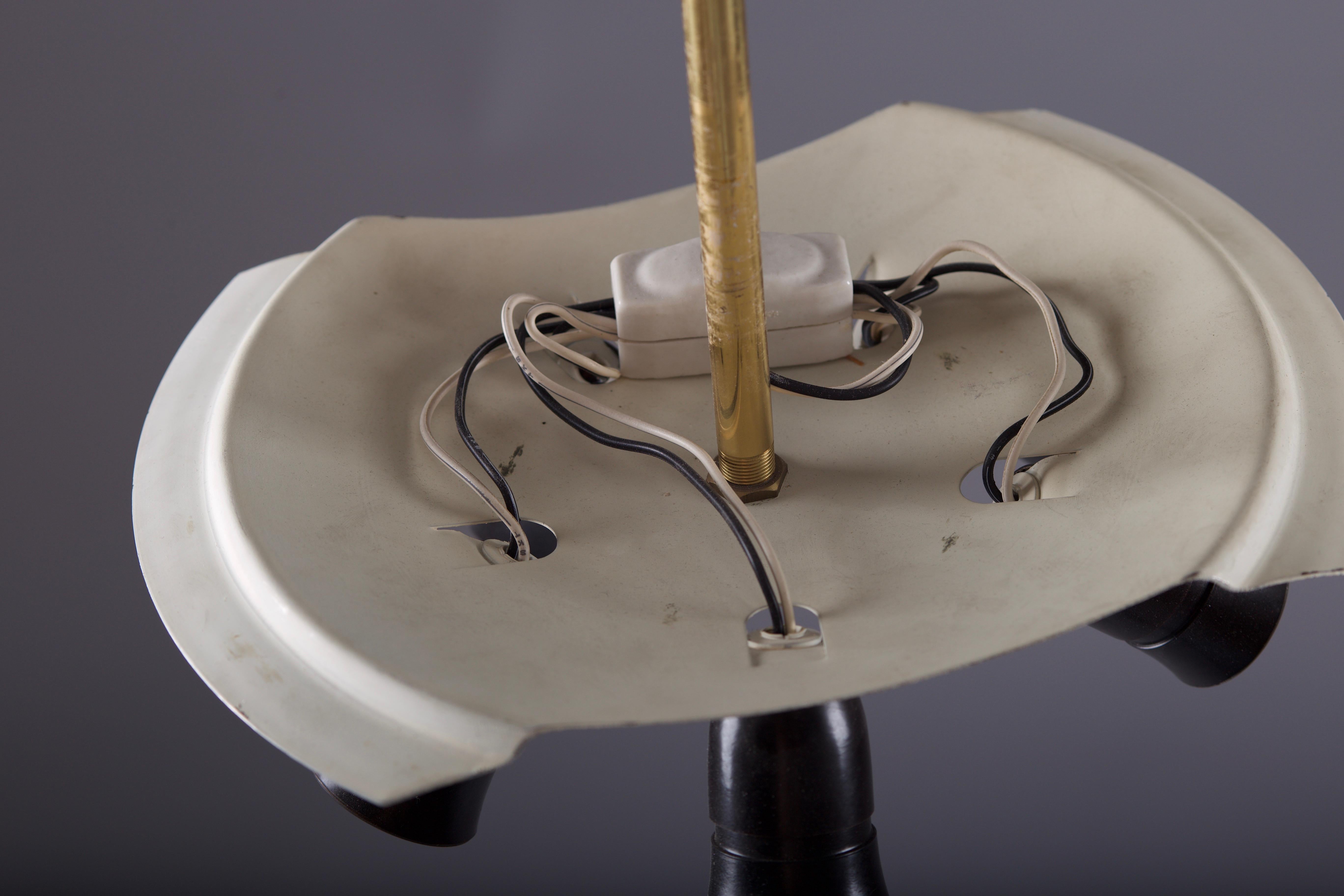 Lisa Johansson-Pape, pair of mid-century modern ceiling lamps for ORNO For Sale 1