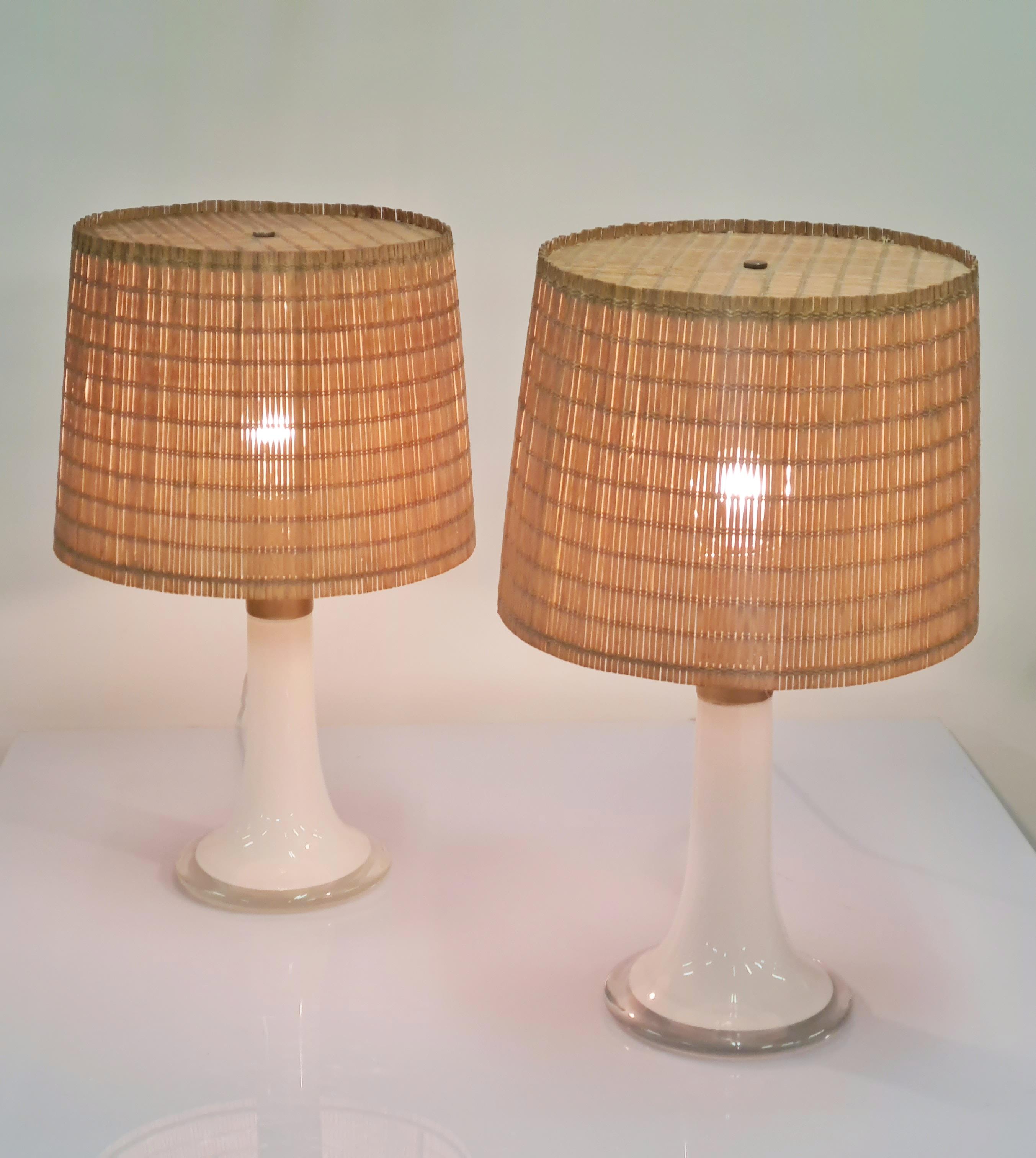 Lisa Johansson Pape Pair of Table Lamps Model 46-017, Orno 1960s For Sale 4