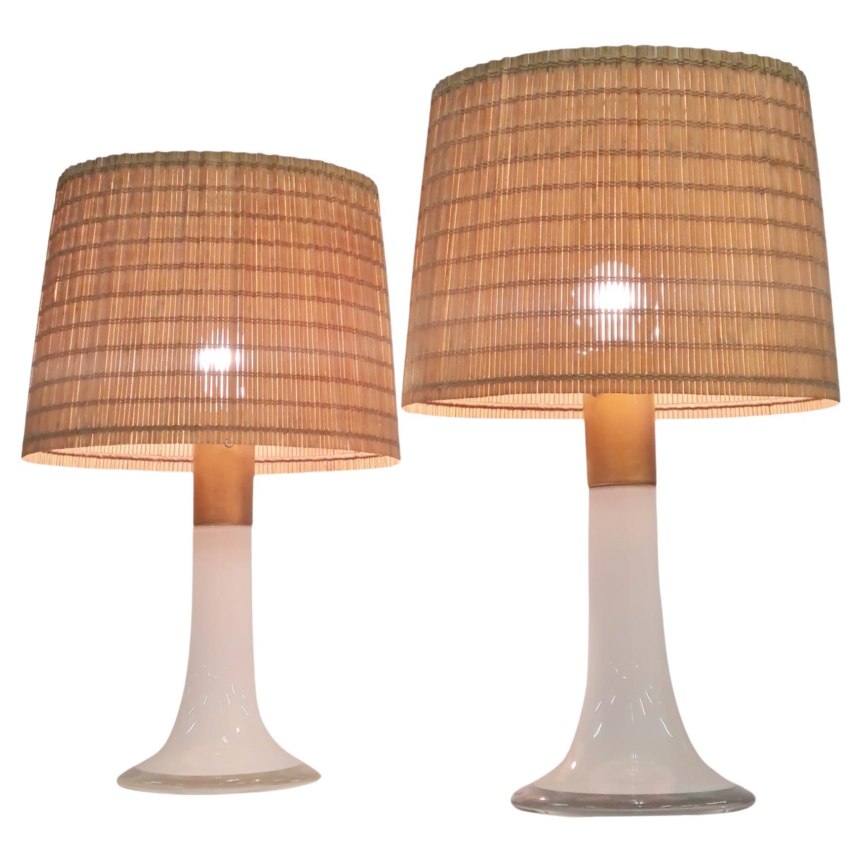 Lisa Johansson Pape Pair of Table Lamps Model 46-017, Orno 1960s For Sale