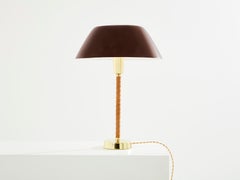 Lisa Johansson-Pape senator table lamp brass leather 1950