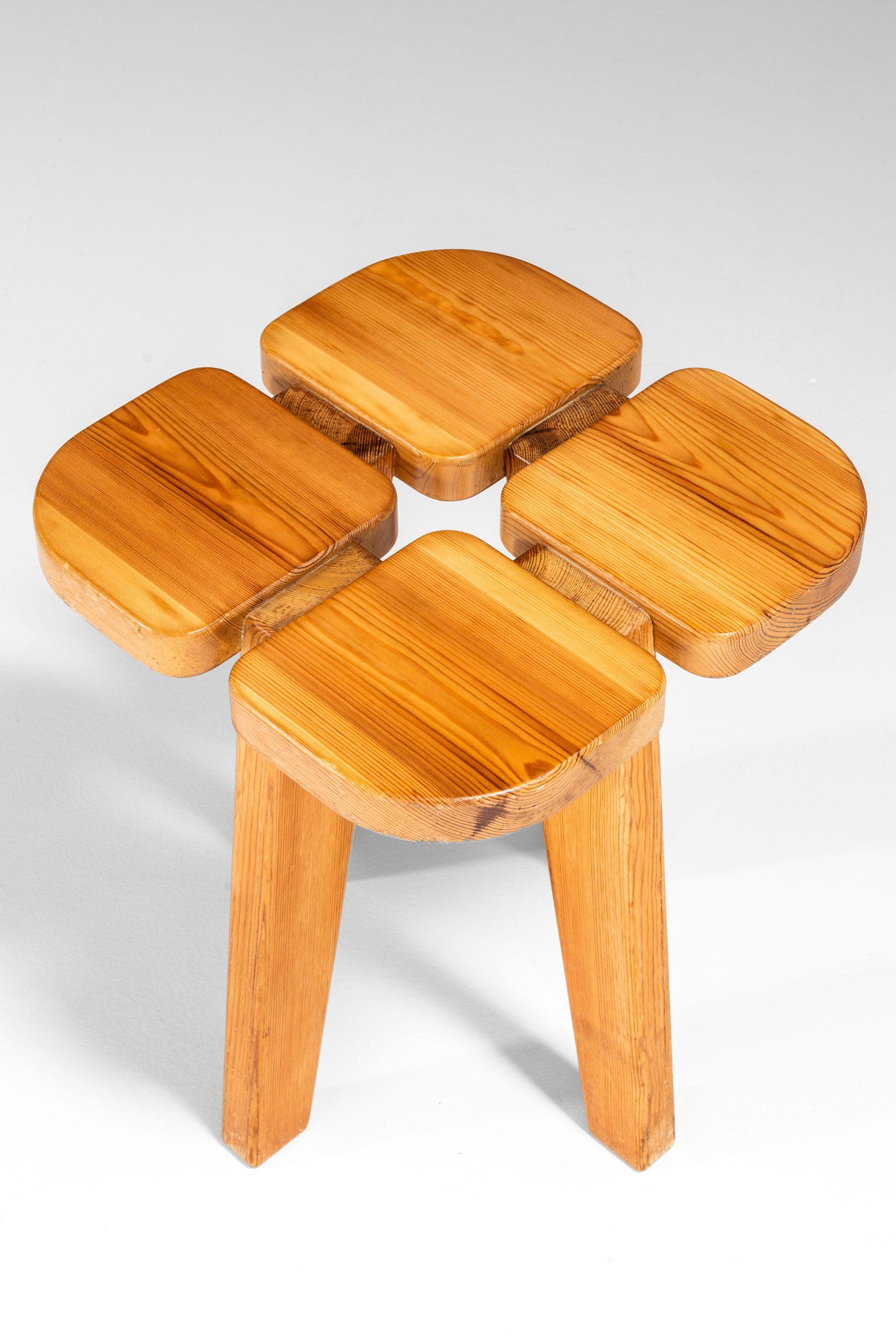 Late 20th Century Lisa Johansson-Pape Stools Model Apila Produced by Stockmann Oy in Finland