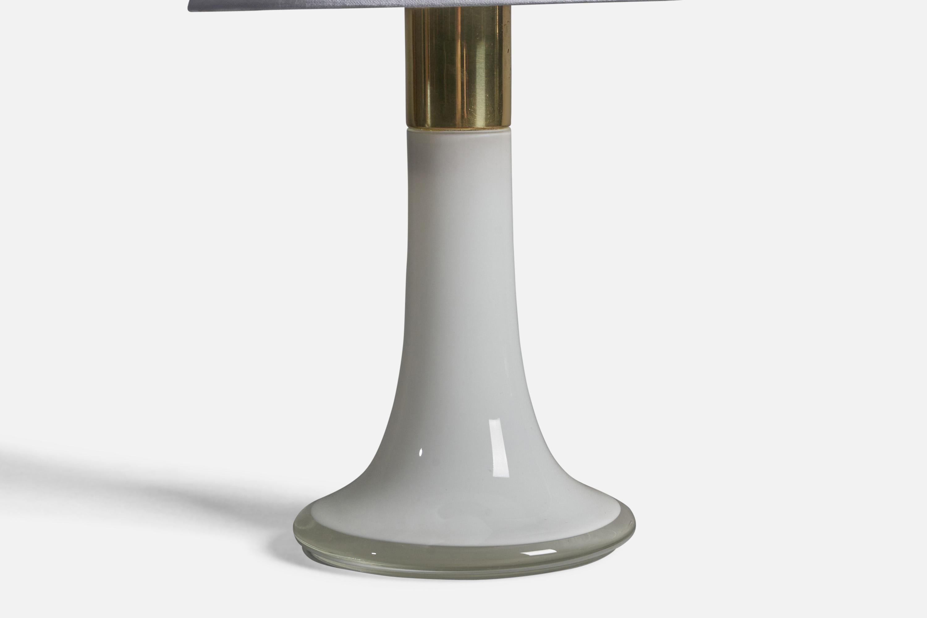 Finnish Lisa Johansson-Pape, Table Lamp, Chrome, Glass, Finland, 1960s For Sale