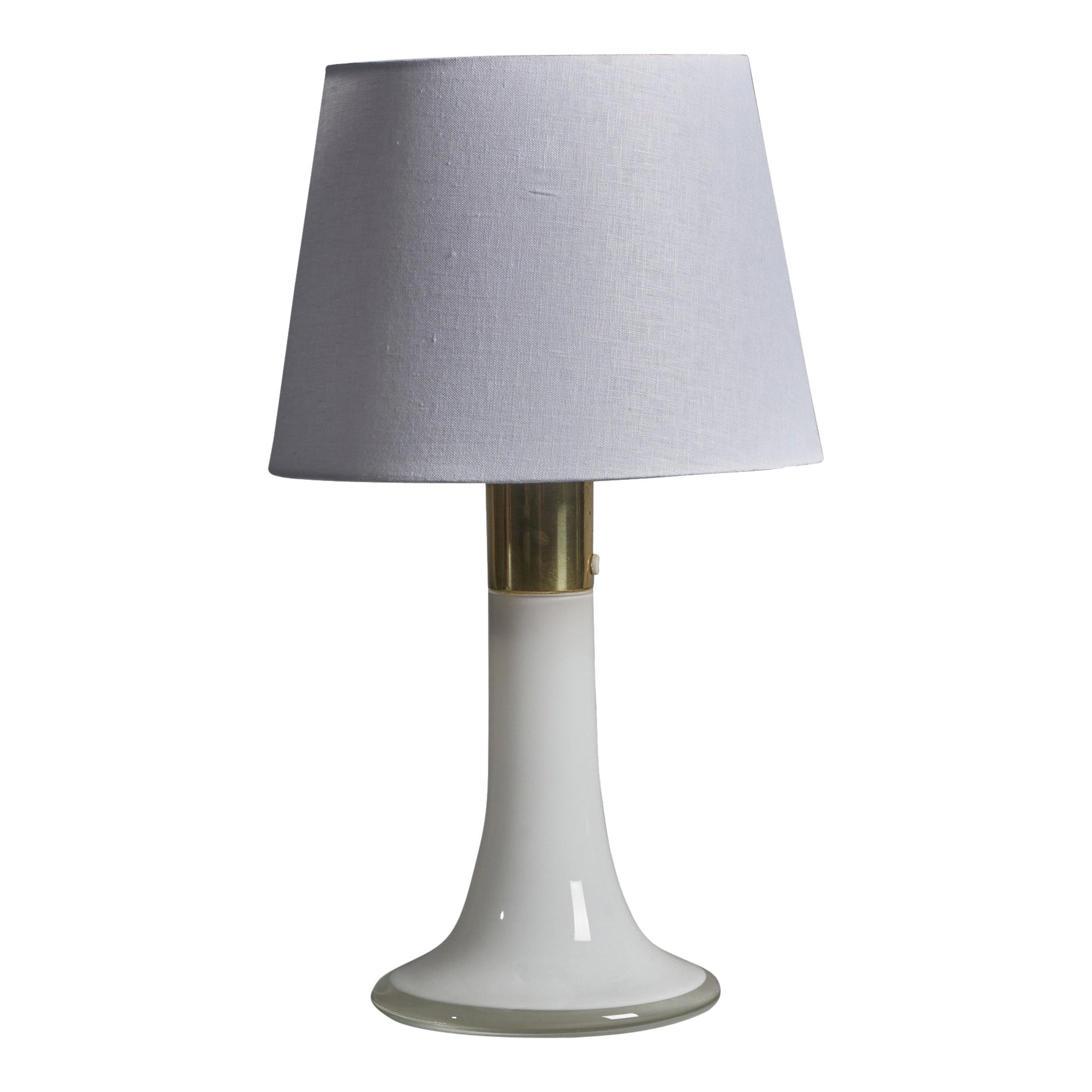 Lisa Johansson-Pape, Table Lamp, Chrome, Glass, Finland, 1960s