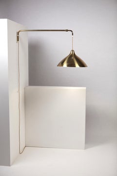 Lisa Johansson-Pape, Telescope Wall-Light in Perforated Brass, Finland, 1950s
