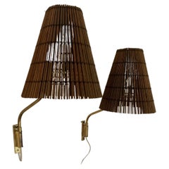 Lisa Johansson-Pape Wall Lamps-1950, Stamped Orno