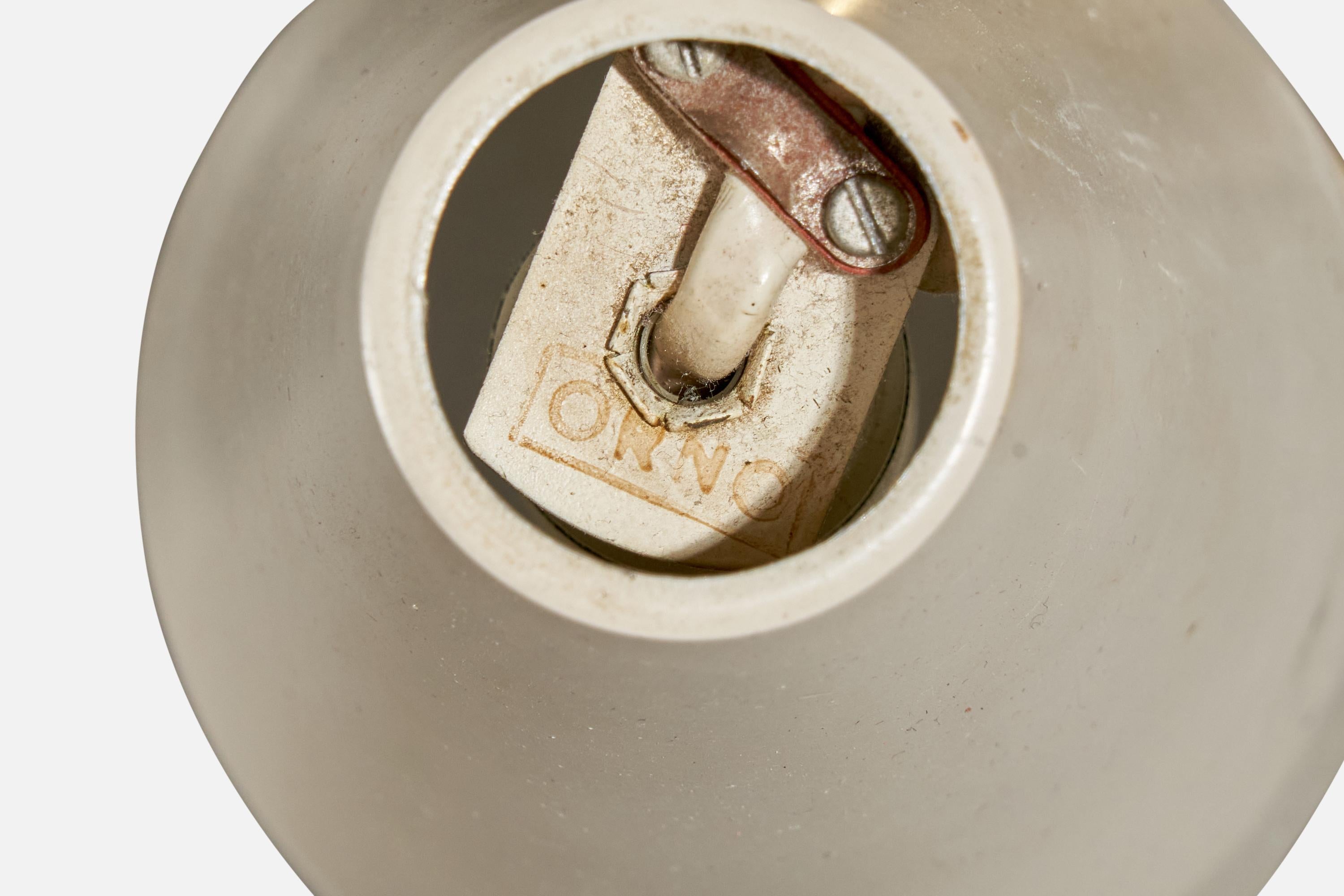 Lisa Johansson-Pape, Wall Light, Brass, Metal, Finland, 1960s For Sale 3