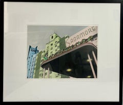 1980s Collins Av Lisa Klausner South Beach Photograph Print Miami Beach Art Deco