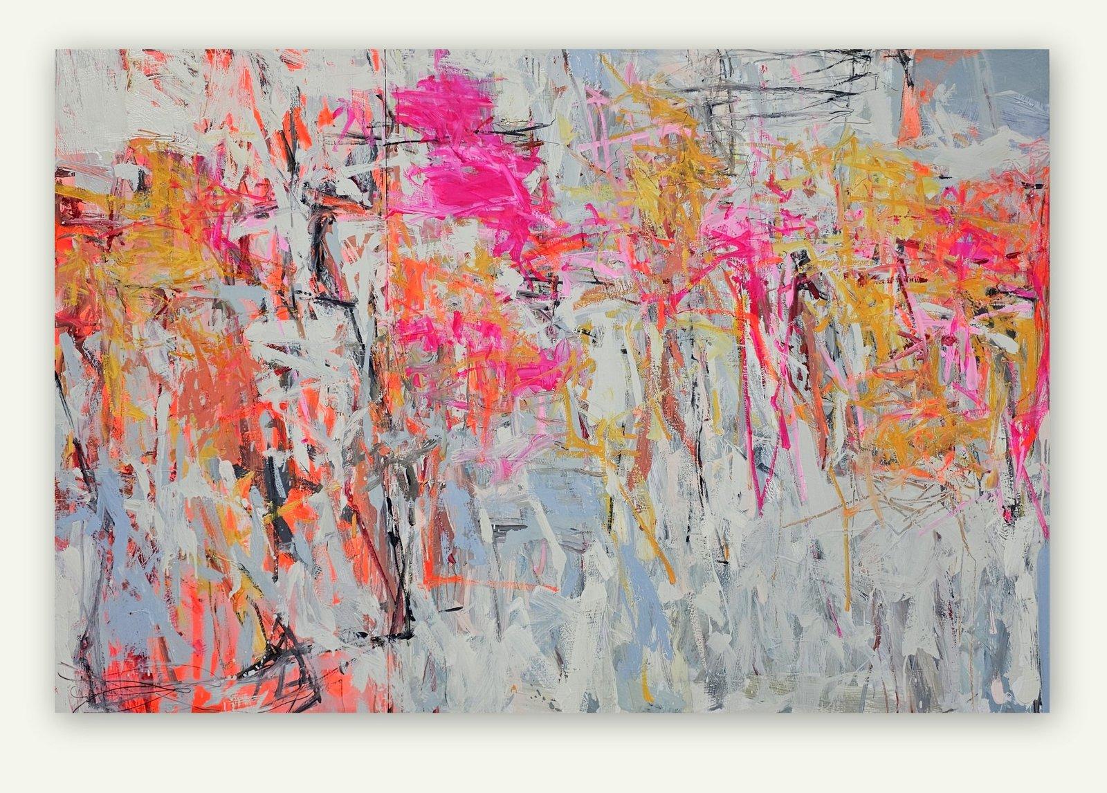 104-24 - Mixed Media Art Astratto di Lisa Kowalski