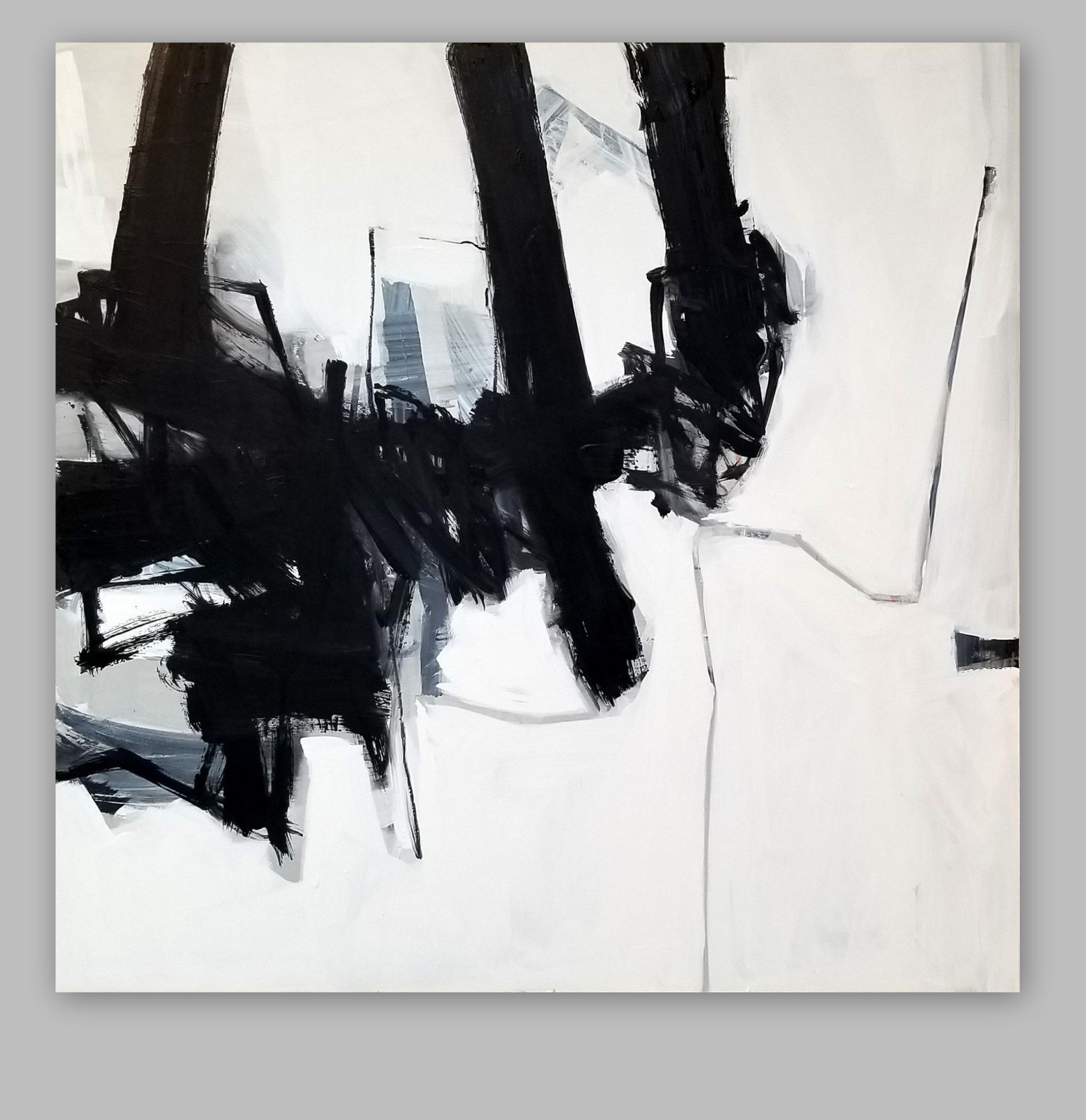 #107-19 (Abstrakt), Mixed Media Art, von Lisa Kowalski
