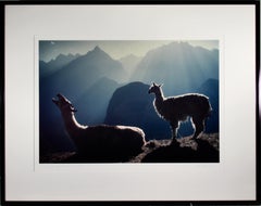 Vintage Sun Rise Machu Picchu
