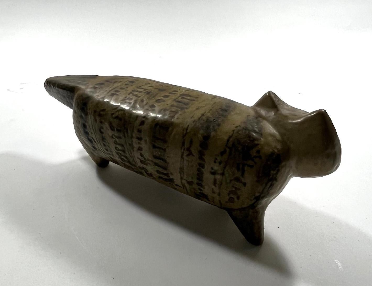 Lisa Larson Cat Sculpture from the Zoo Series for Gustavsberg For Sale 1