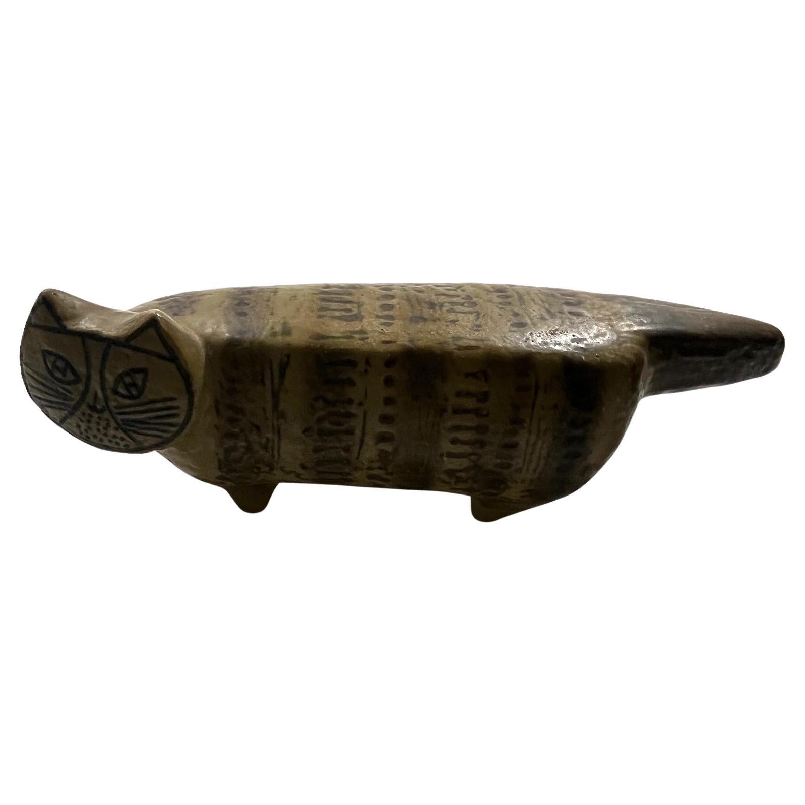 Lisa Larson Cat Sculpture from the Zoo Series for Gustavsberg For Sale