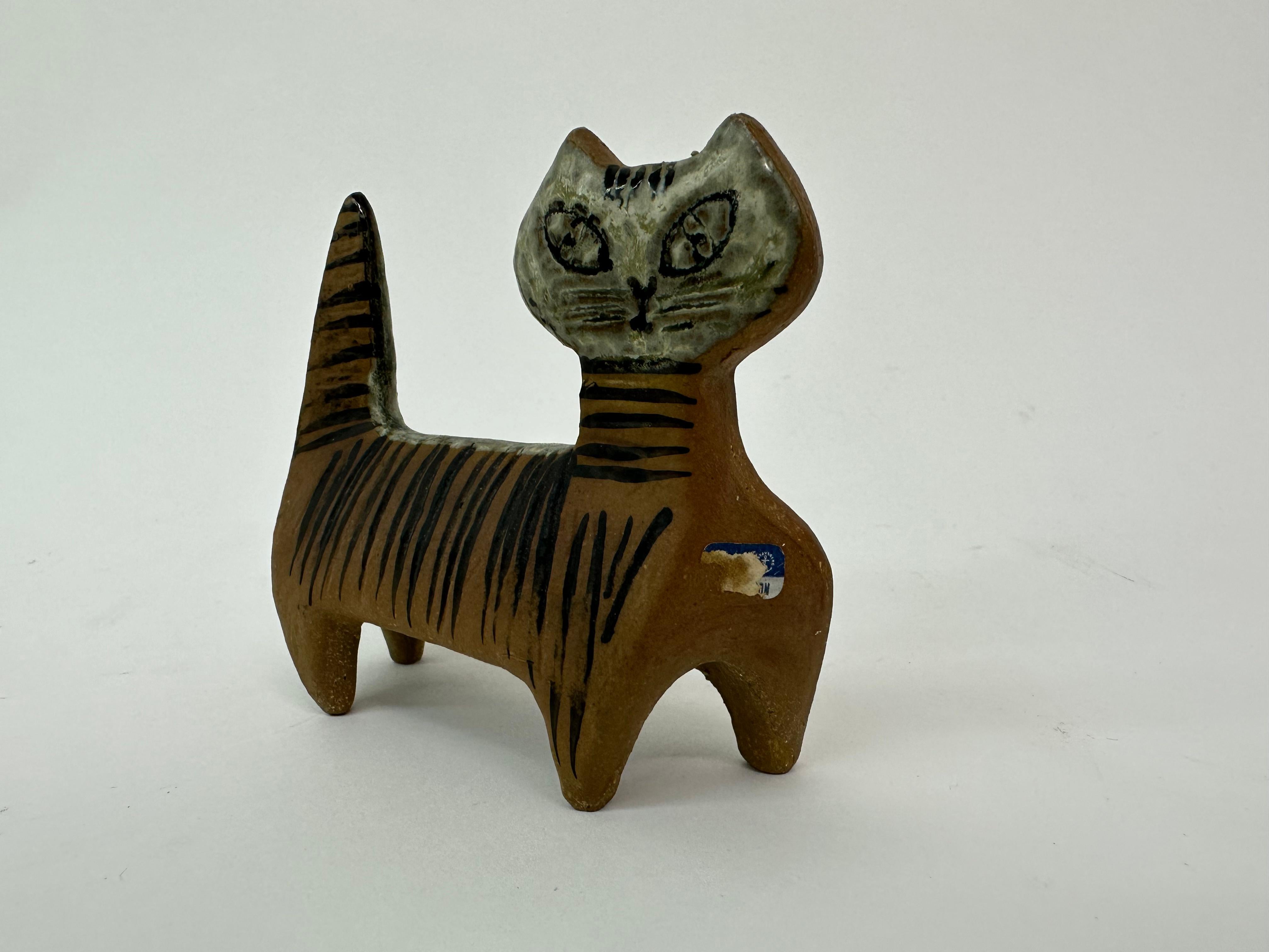 Lisa Larson ceramic cat figurine Gustavsberg Sweden.
