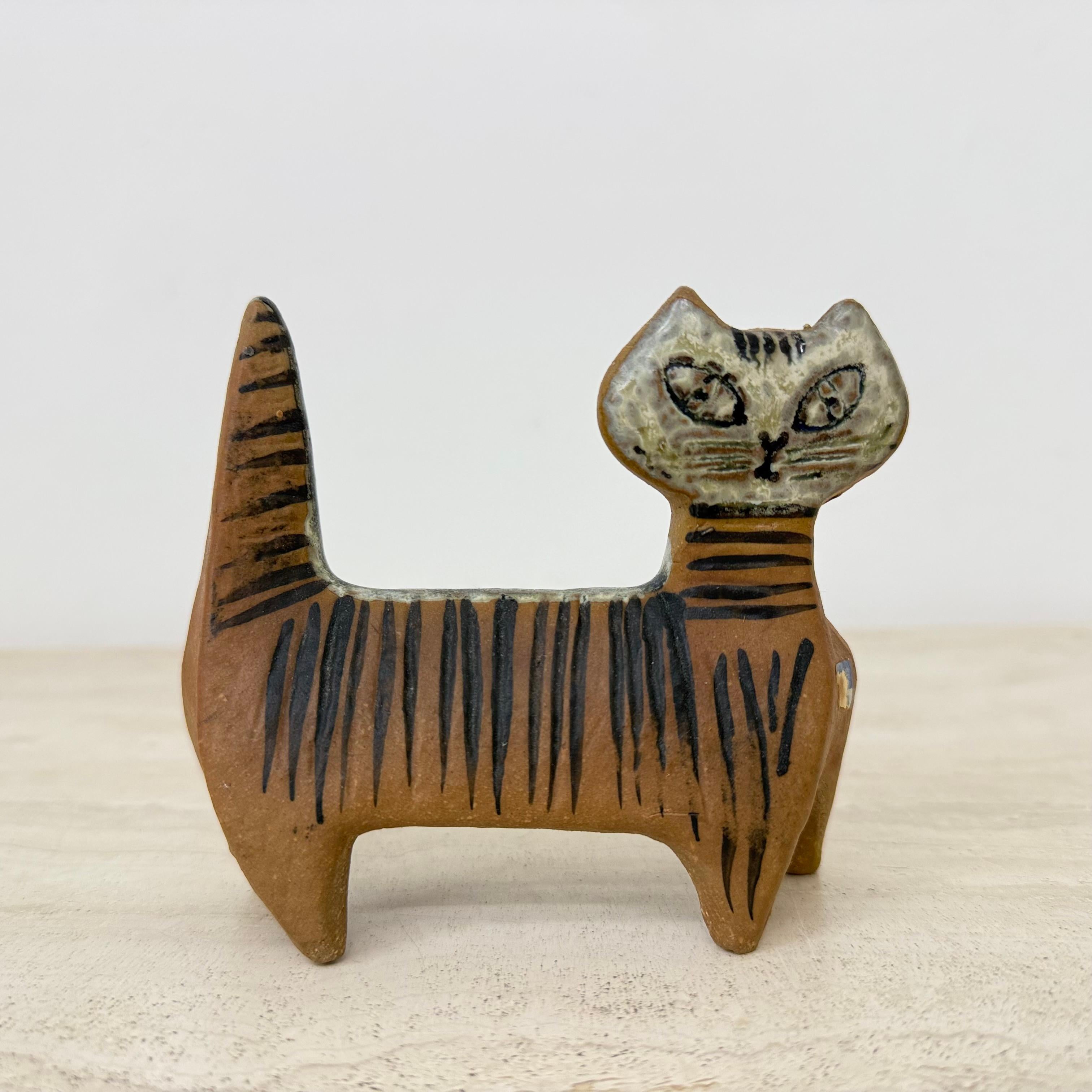 Svedese Lisa Larson Ceramic Cat figurine Gustavsberg Sweden in vendita