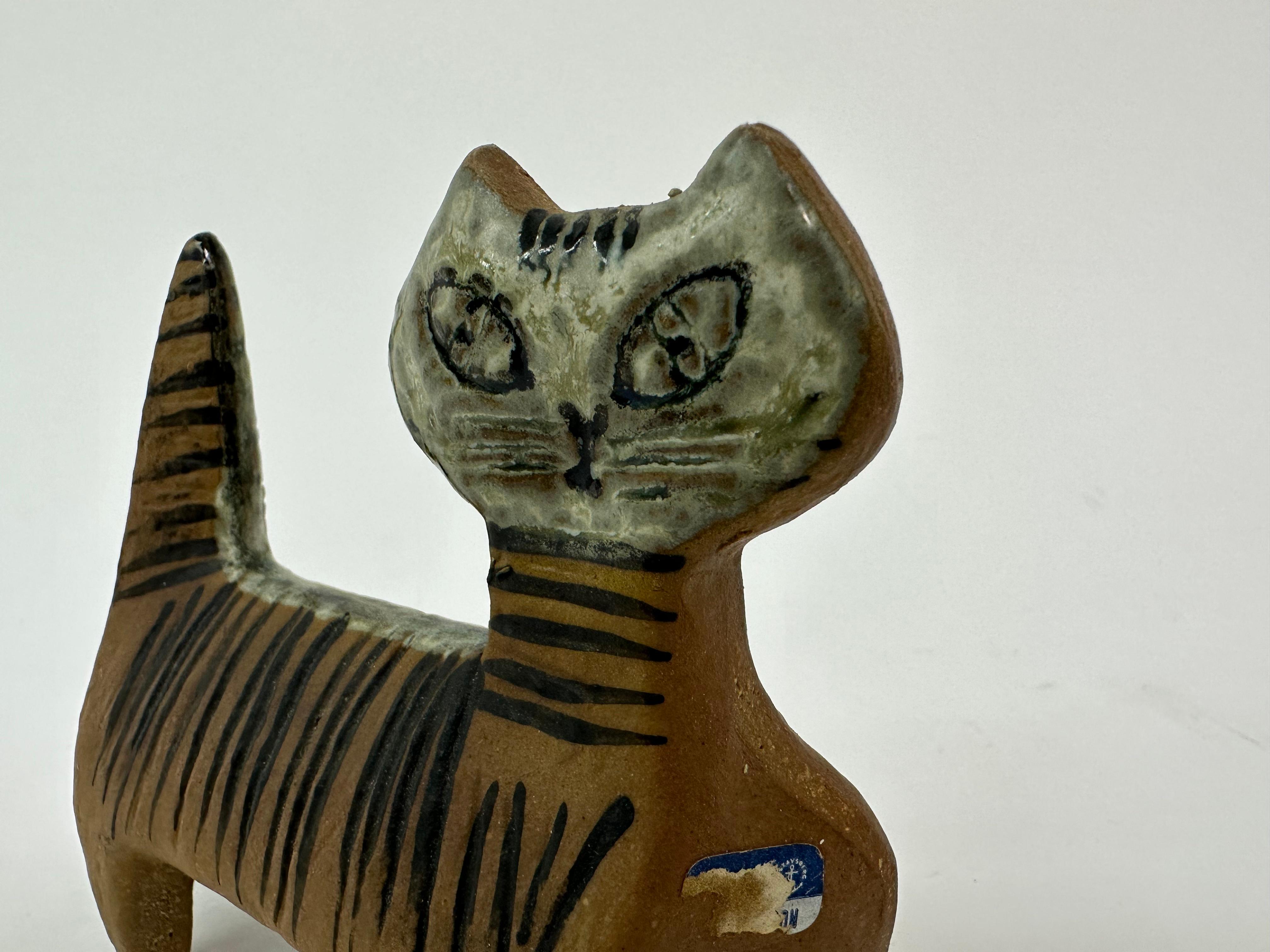 Lisa Larson Ceramic Cat Figurine Gustavsberg, Sweden For Sale 1