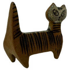 Retro Lisa Larson Ceramic Cat Figurine Gustavsberg, Sweden